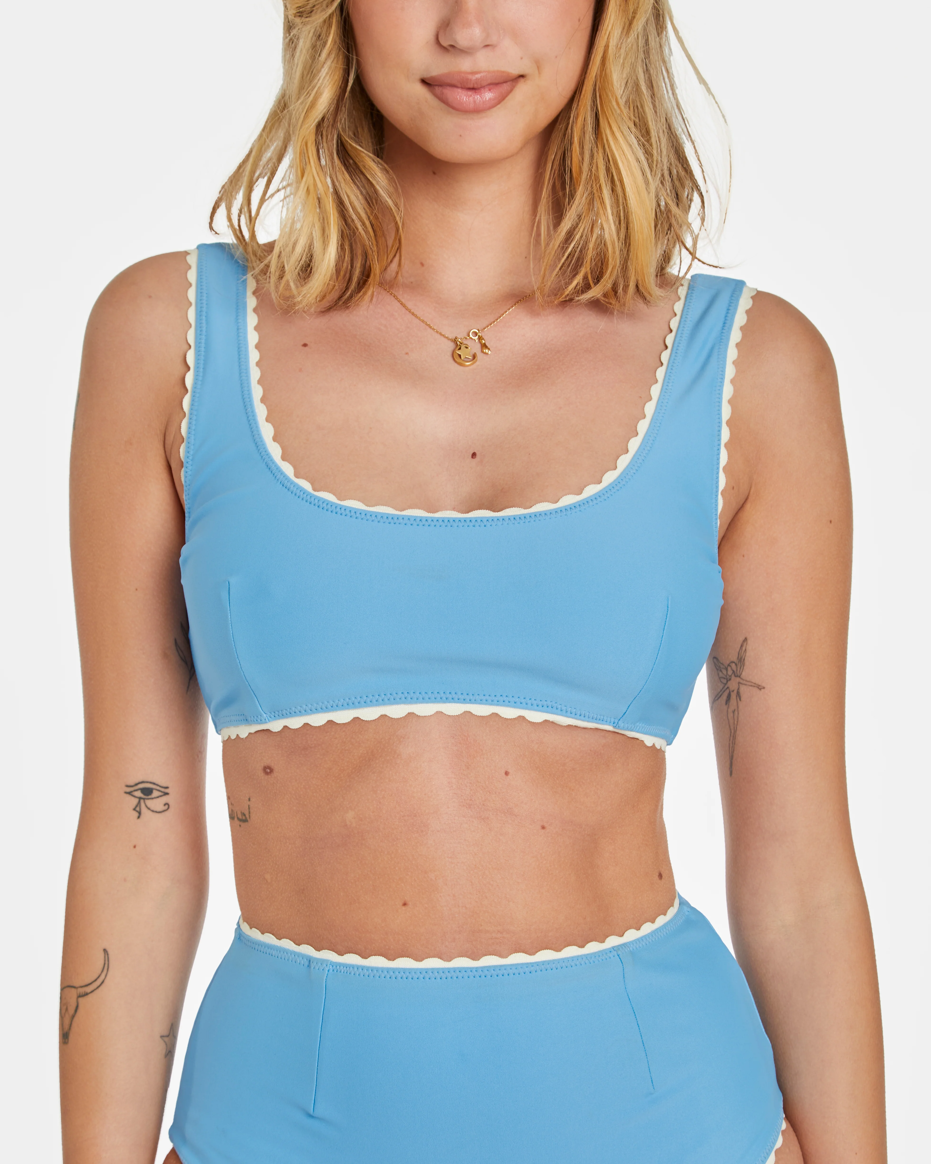 Cabana Stripe Bikini (Blue Poppy) - Image 11