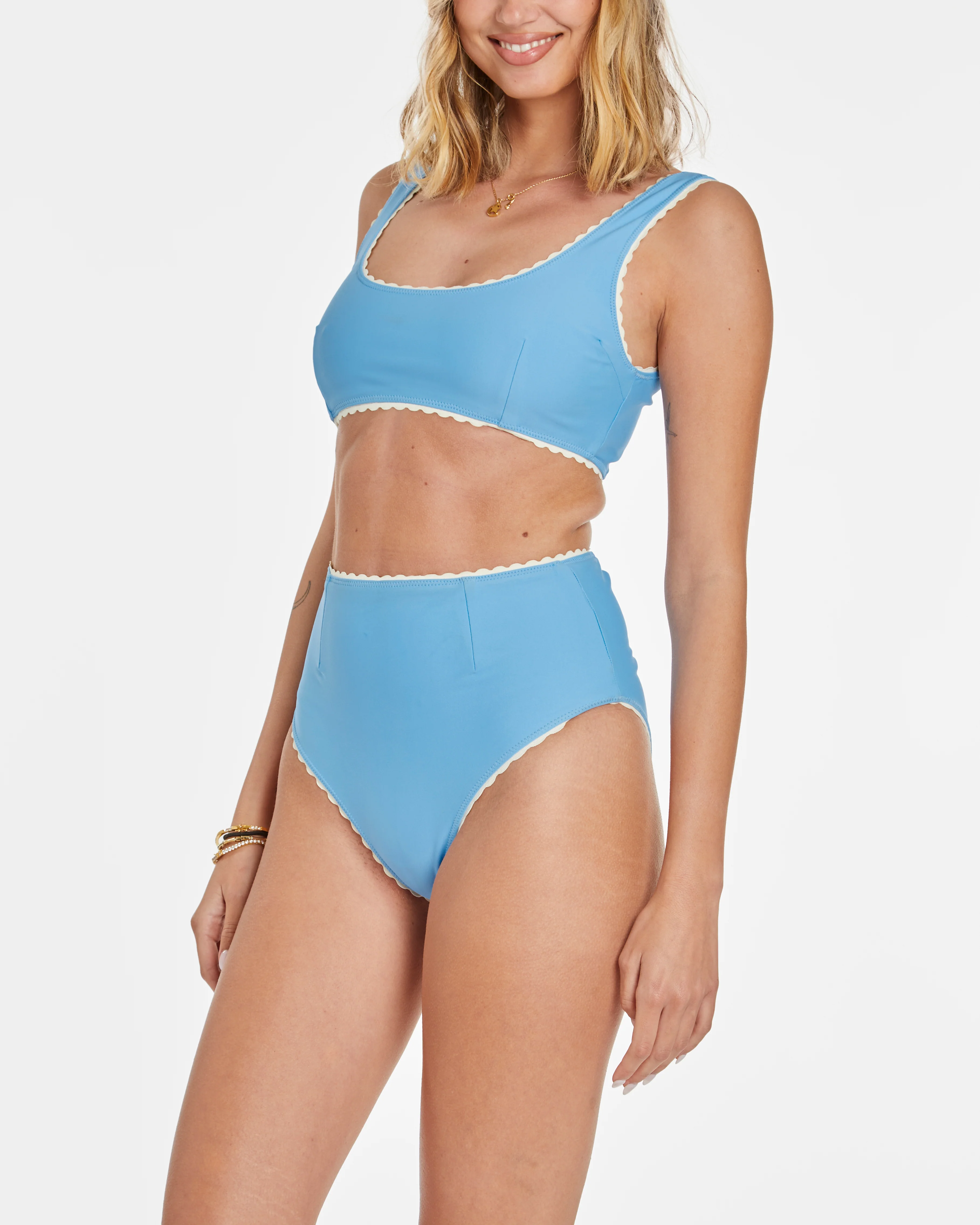 Cabana Stripe Bikini (Blue Poppy) - Image 14