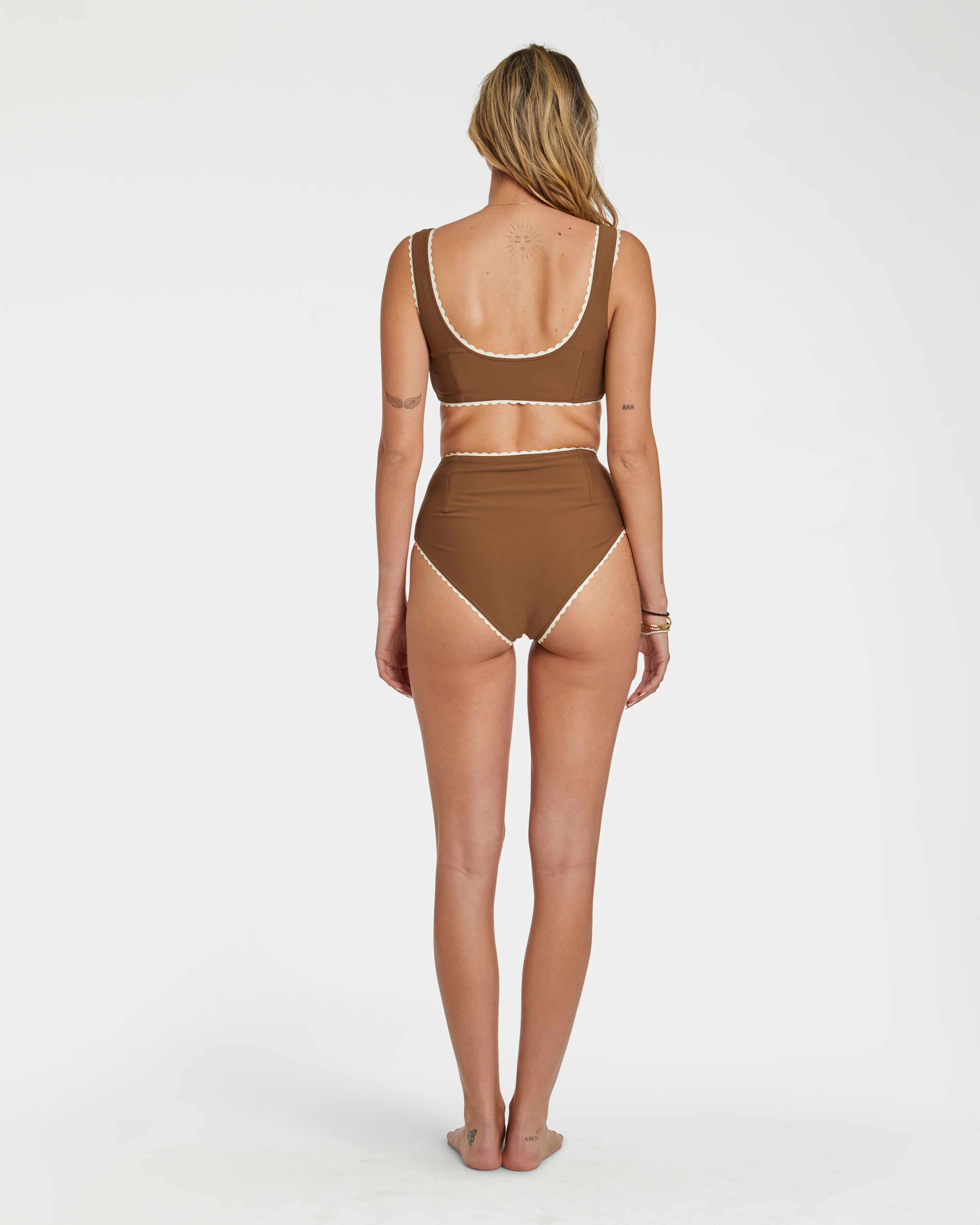 Polka Dot Bikini (Brown) - Image 10