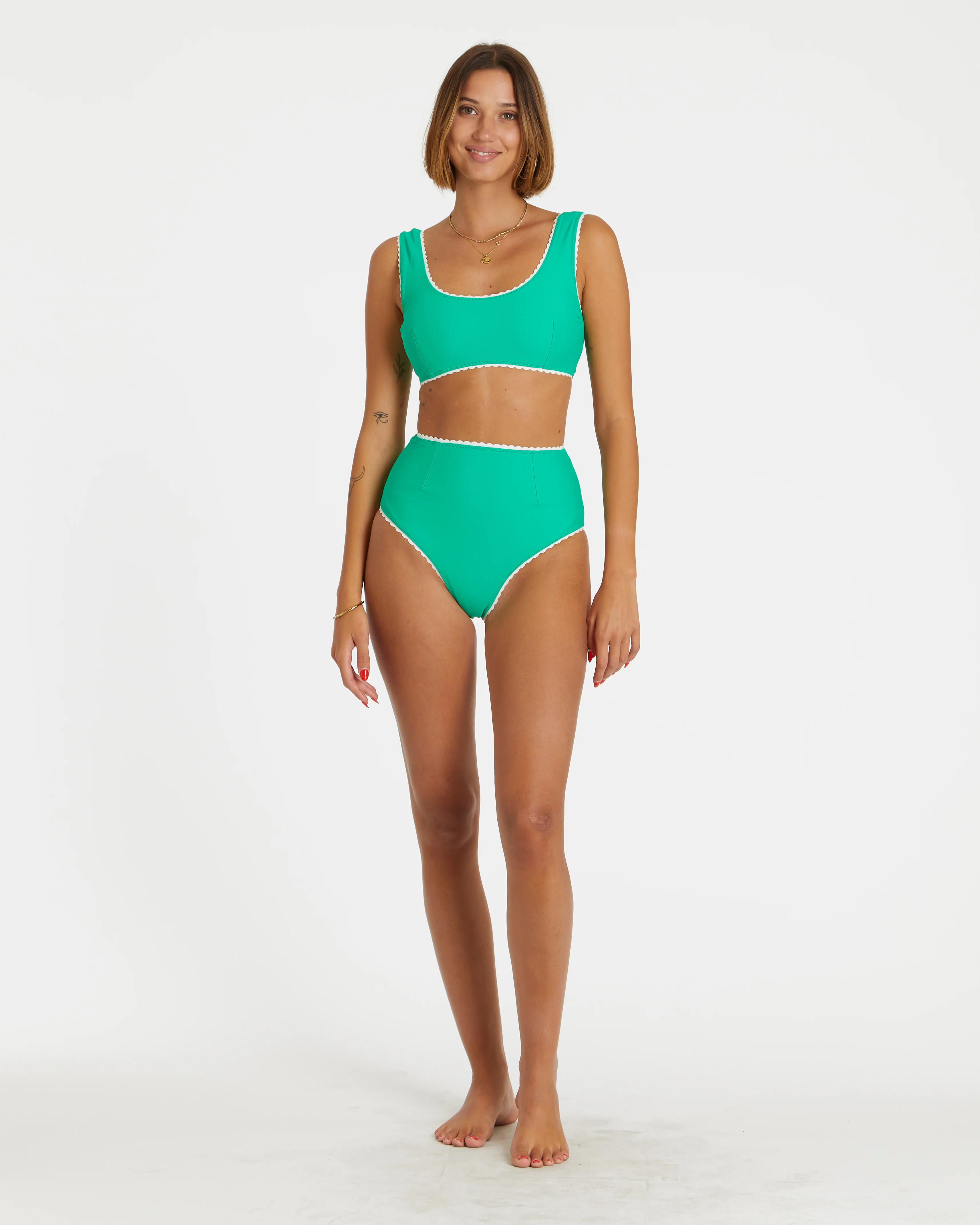 Gingham Bikini (Green) - Image 5