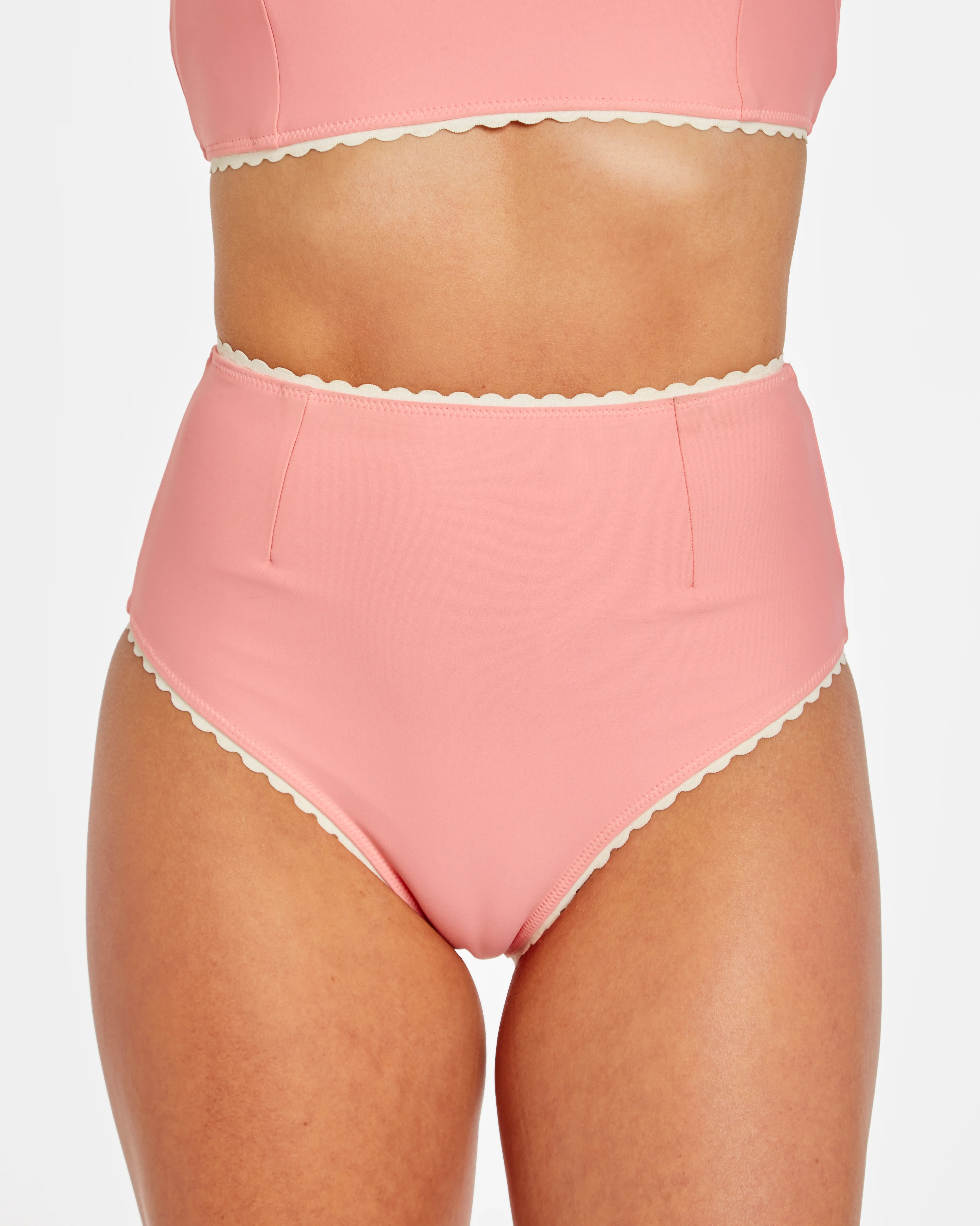 Cabana Stripe Bikini (Pink) - Image 10