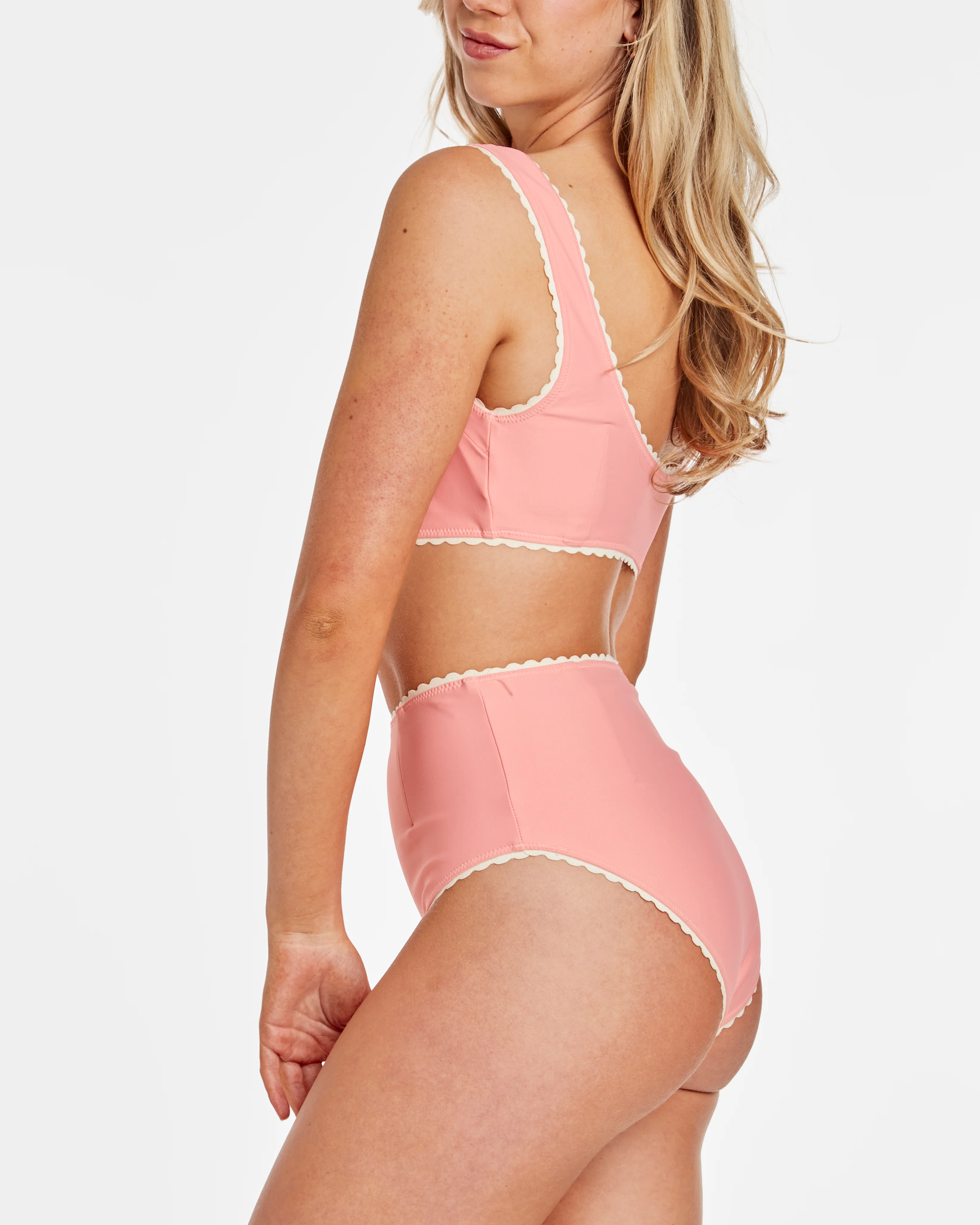 Cabana Stripe Bikini (Pink) - Image 11