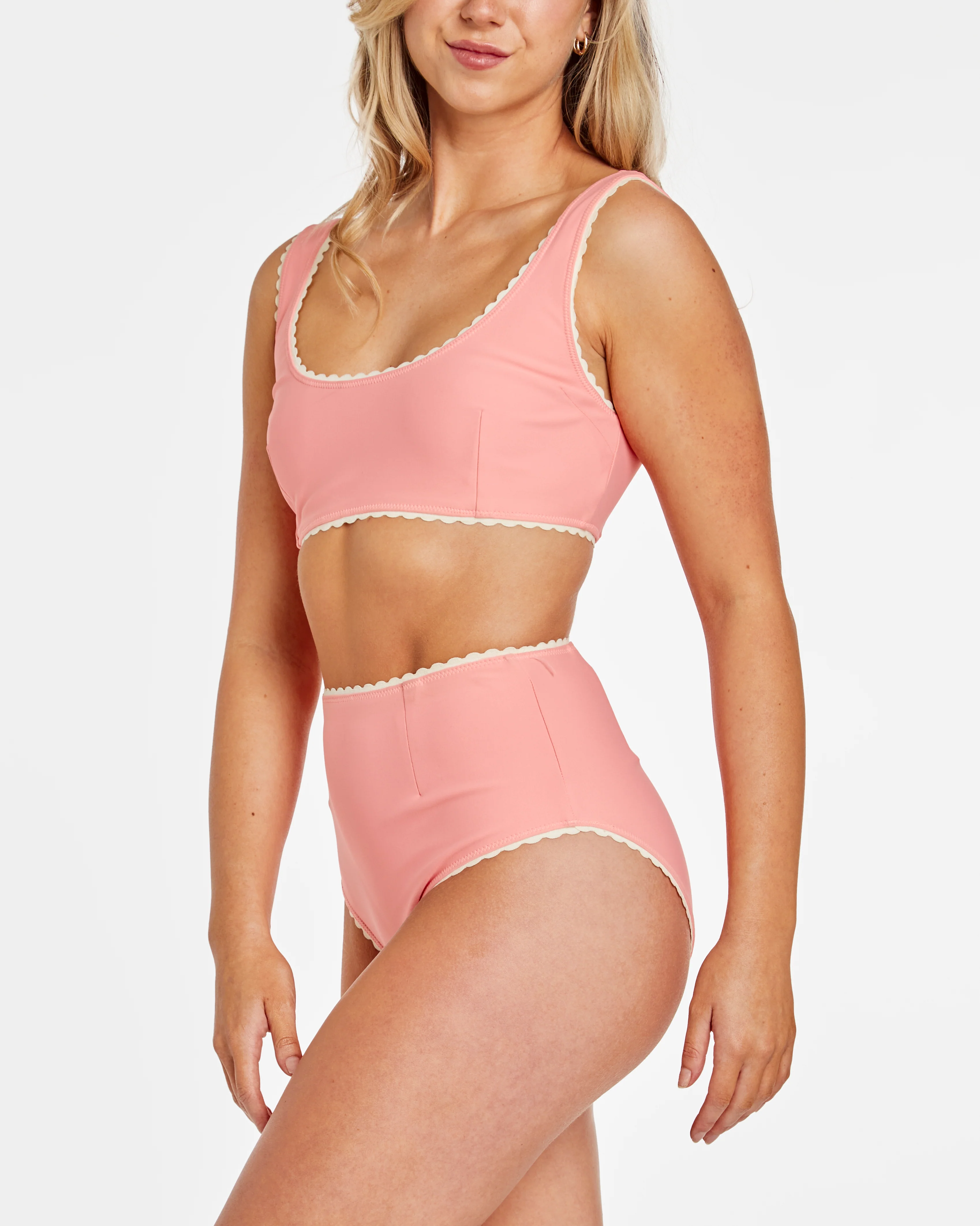 Cabana Stripe Bikini (Pink) - Image 12