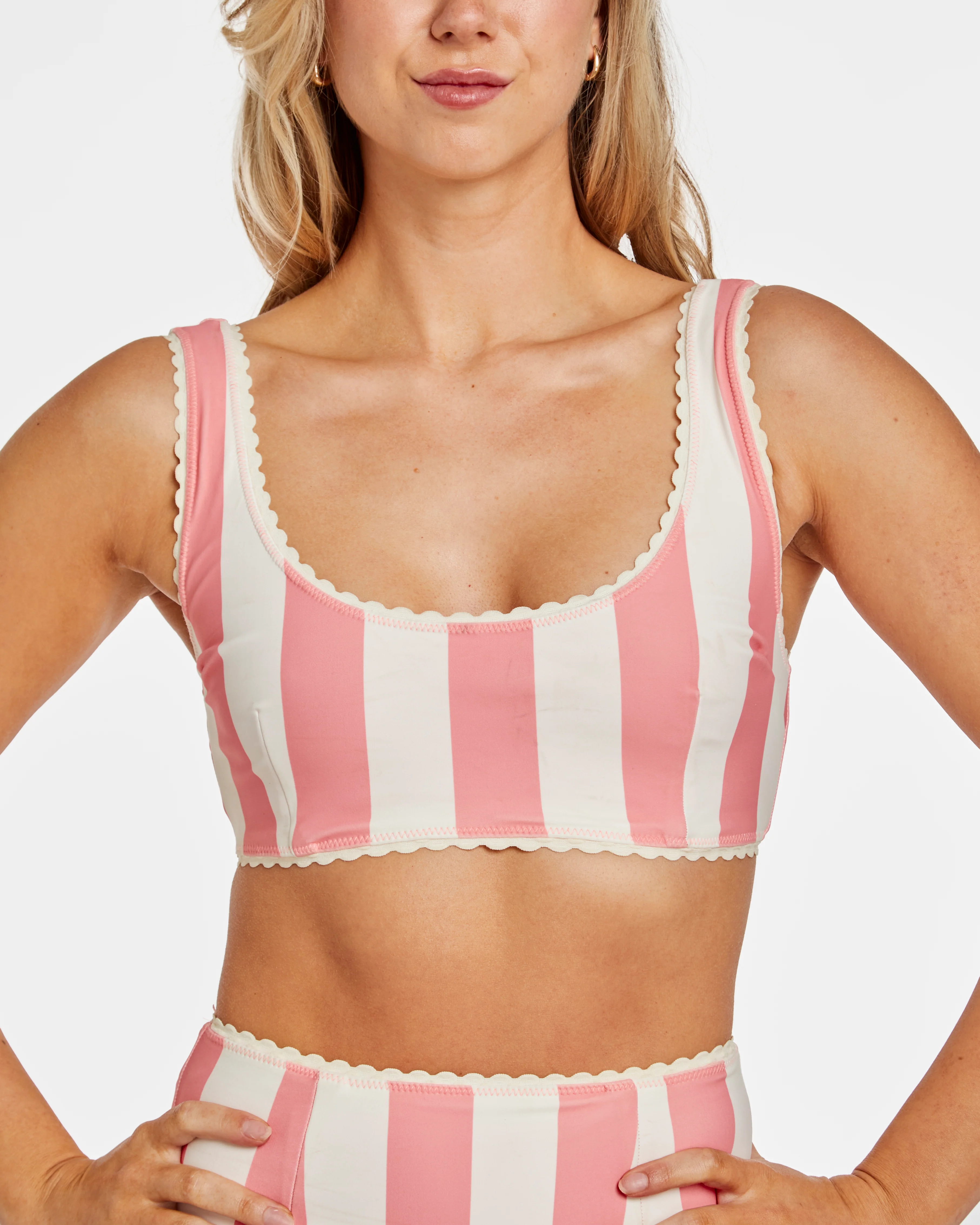 Cabana Stripe Bikini (Pink) - Image 4