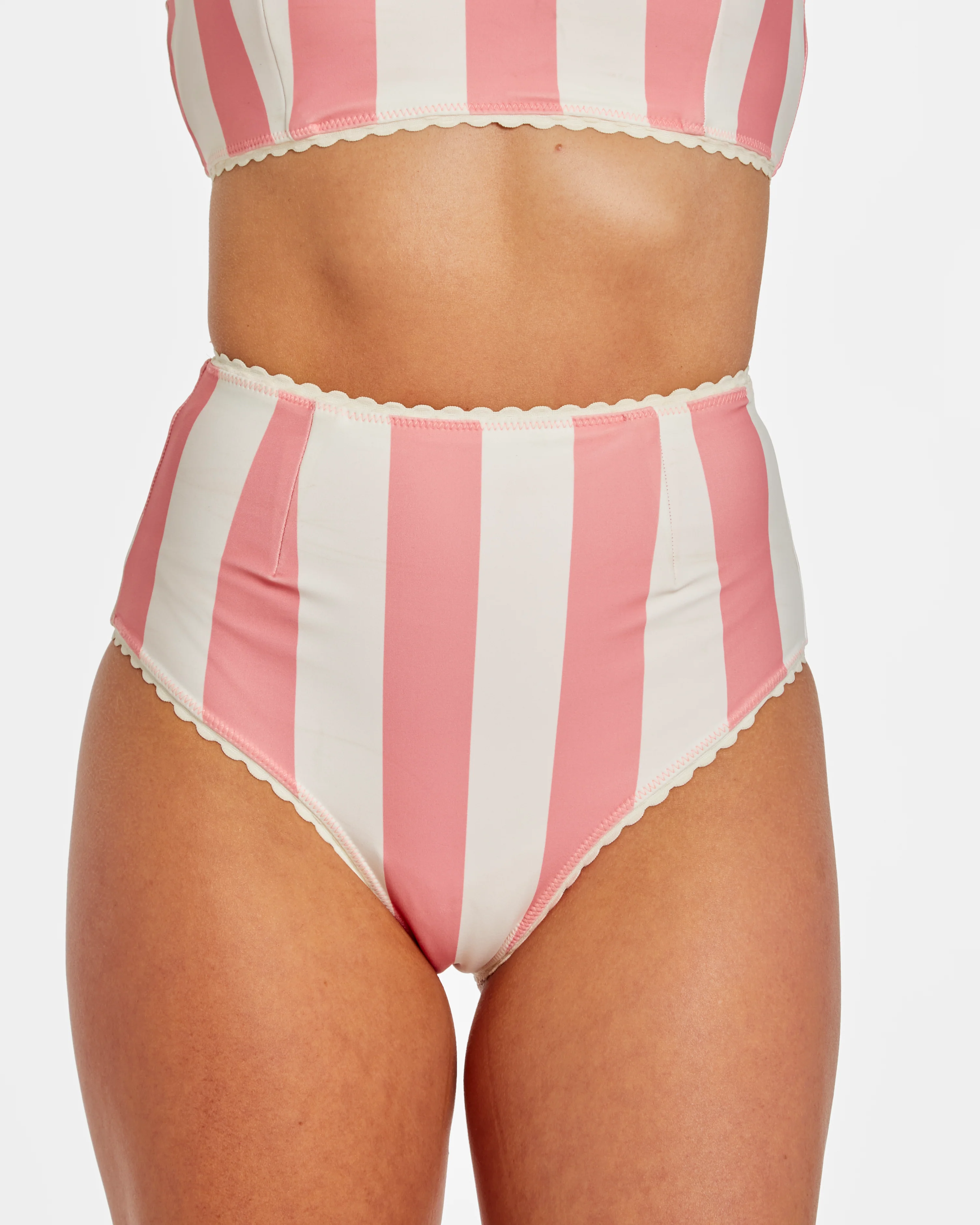 Cabana Stripe Bikini (Pink) - Image 5
