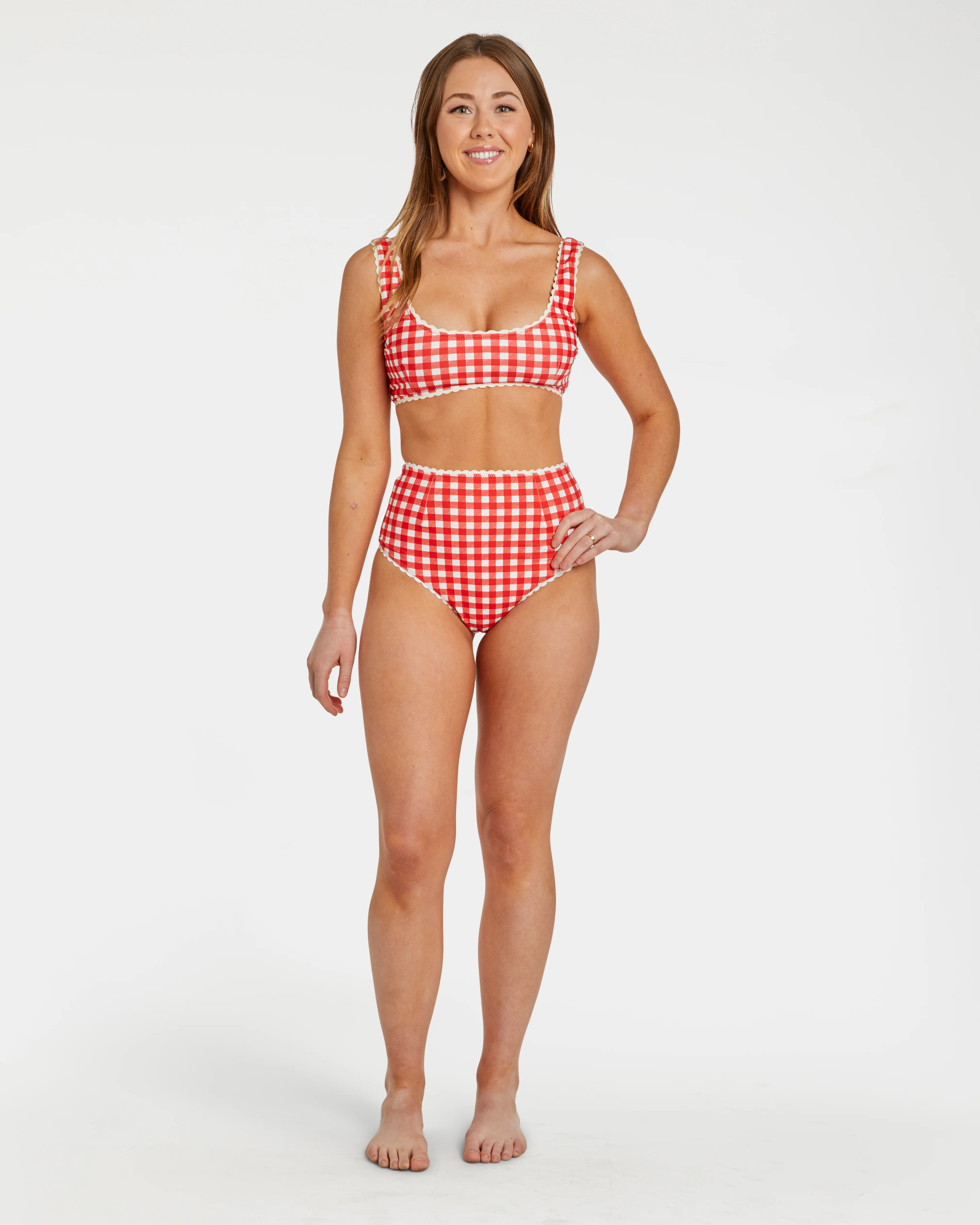 Gingham Bikini (Red) - Image 10