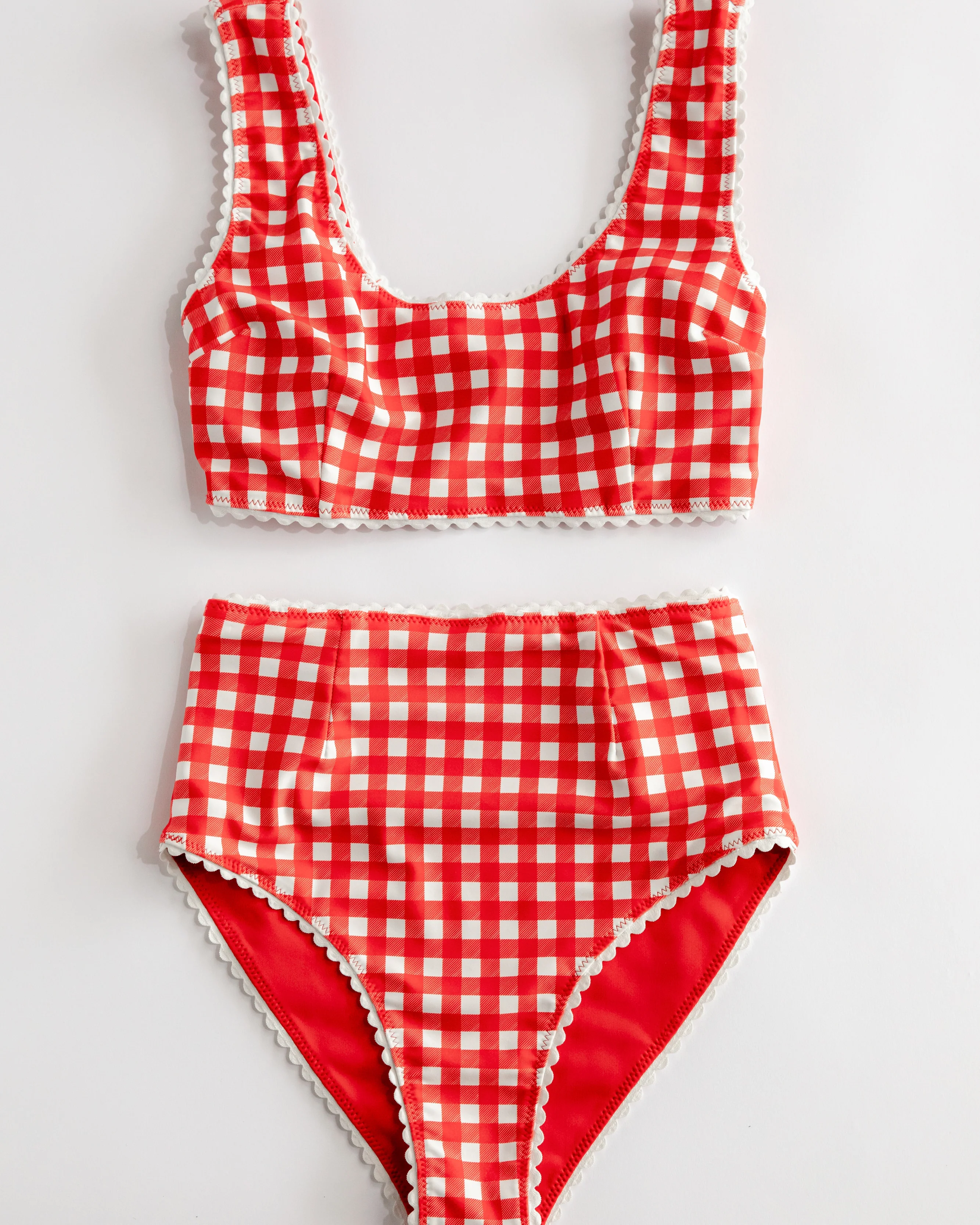 Gingham Bikini (Red) - Image 22