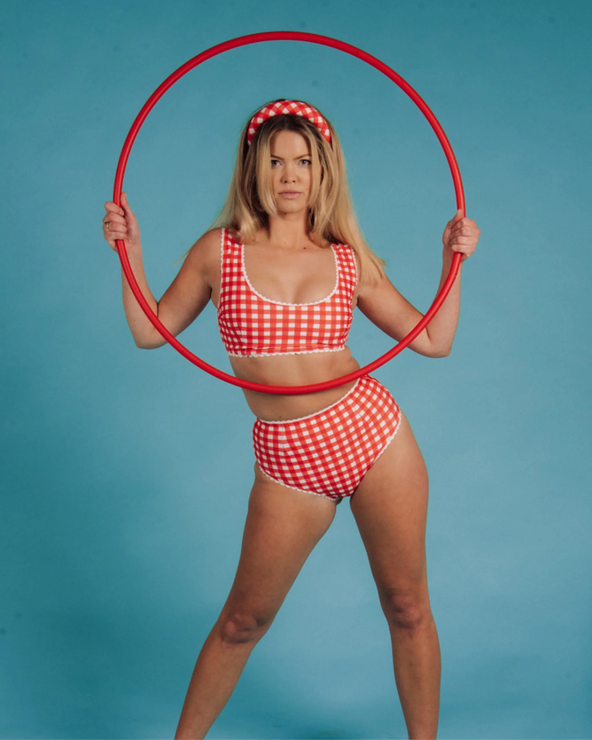 Gingham Bikini (Red) - Image 28