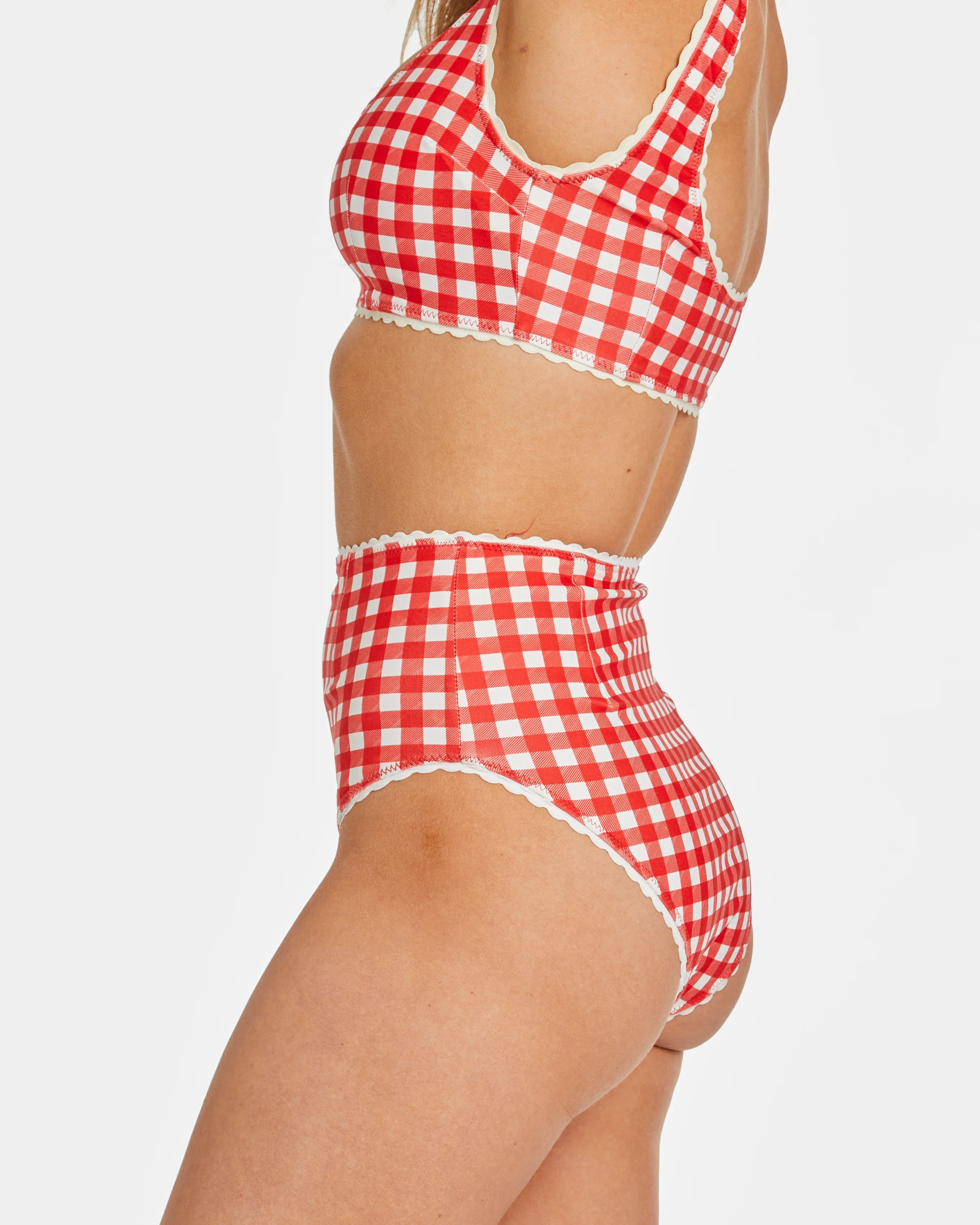 Gingham Bikini (Red) - Image 9