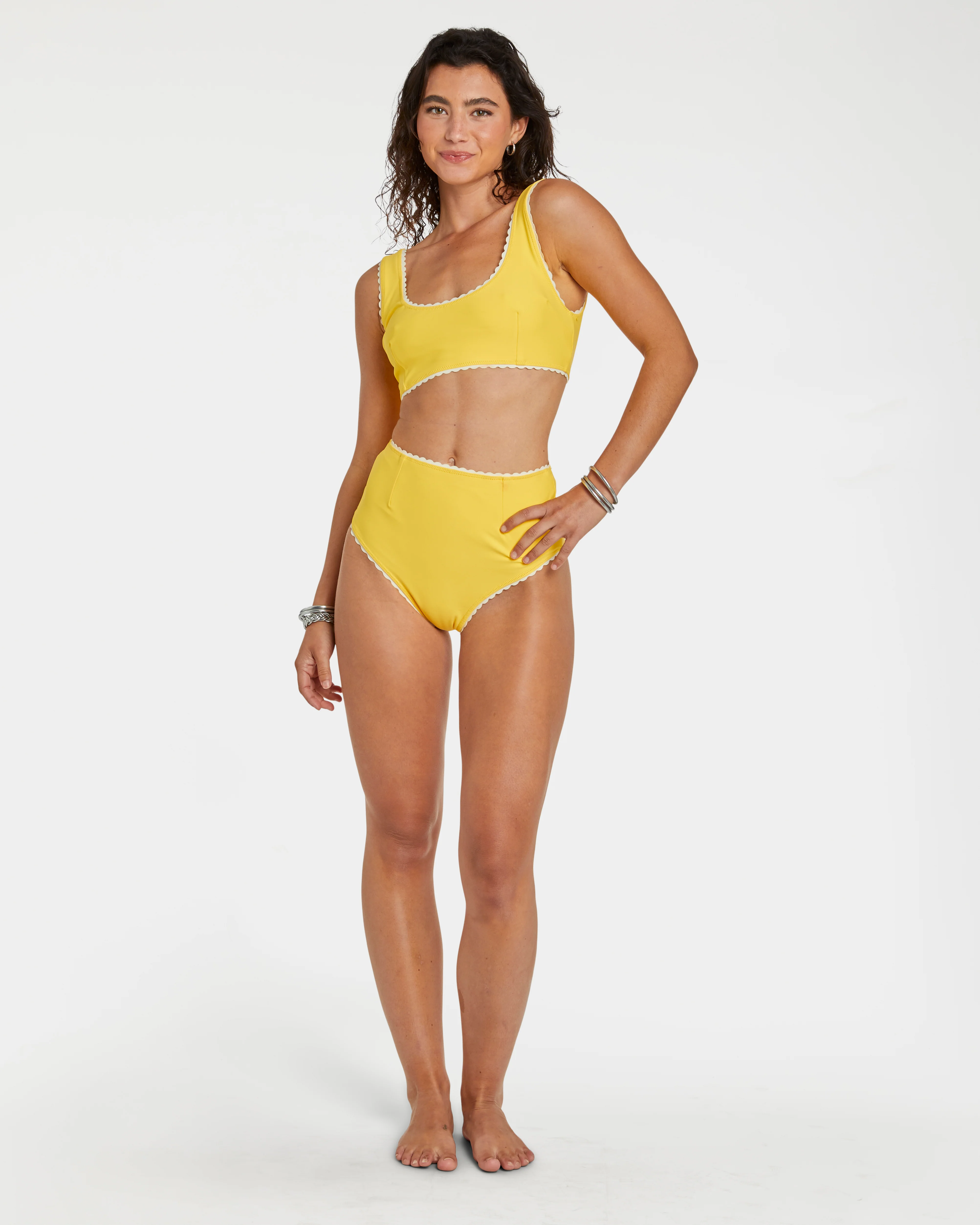 Cabana Stripe Bikini (Yellow) - Image 8