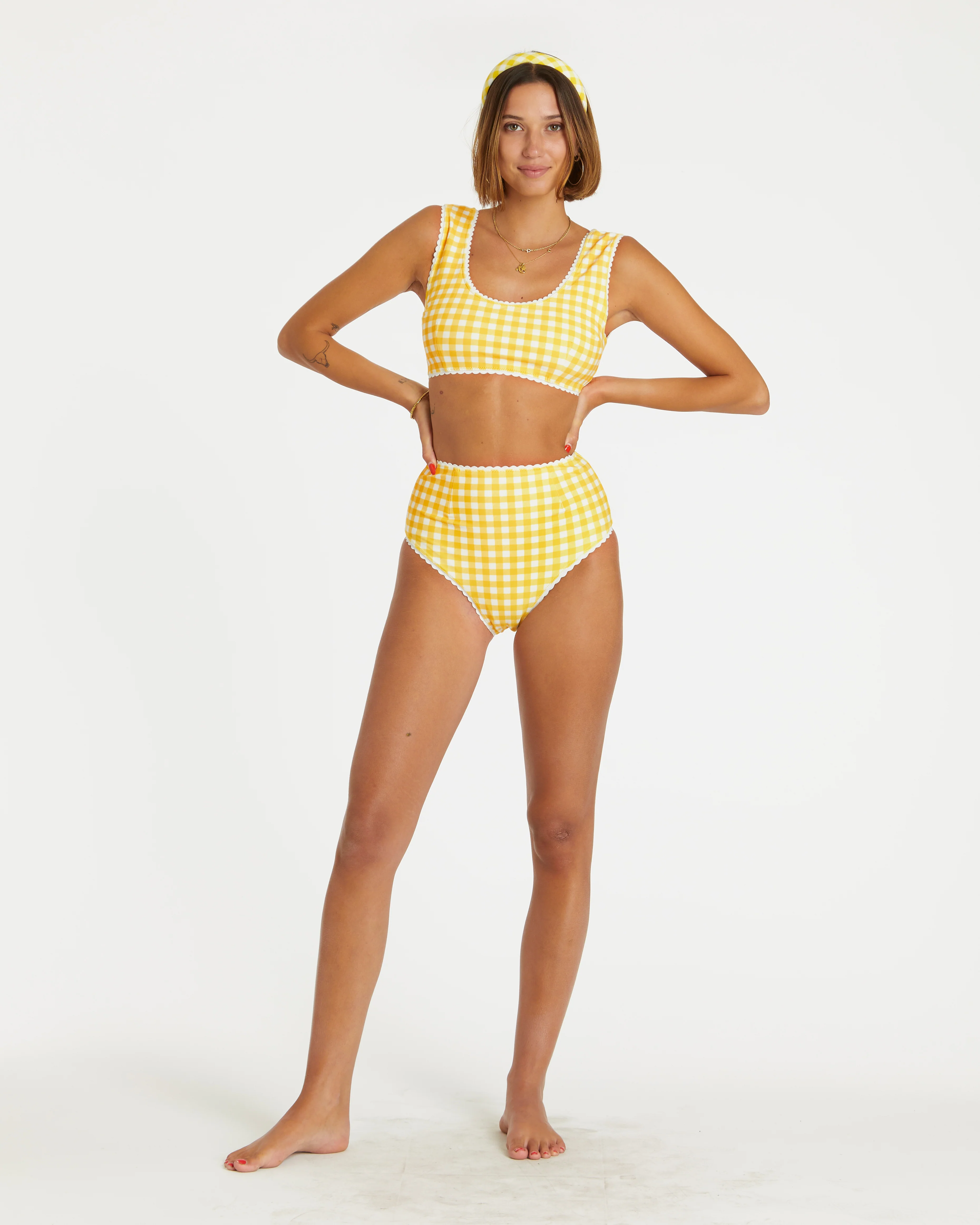 Gingham Bikini (Yellow) - Image 7