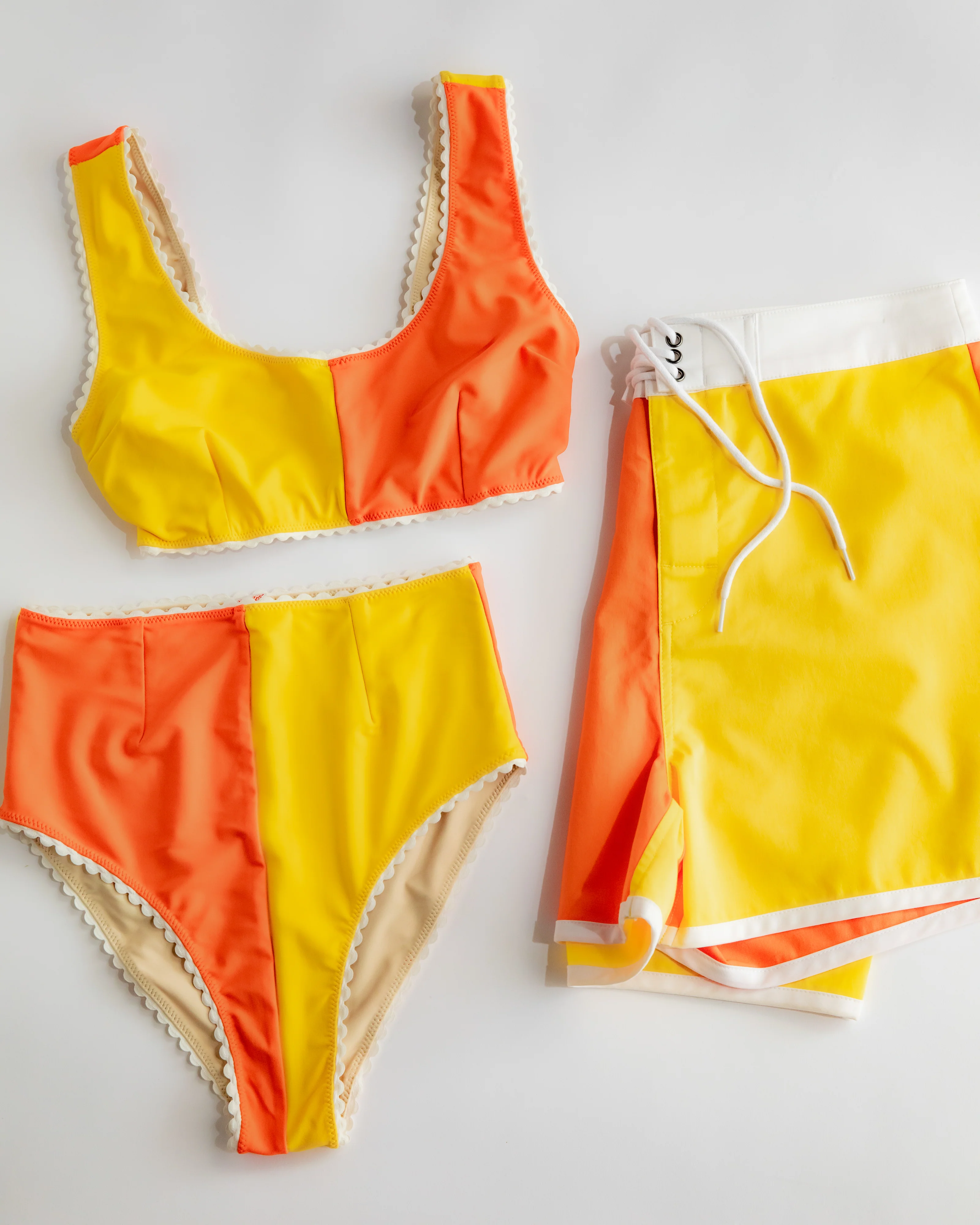 Two-Tone Bikini (Yellow/Orange) - Image 10