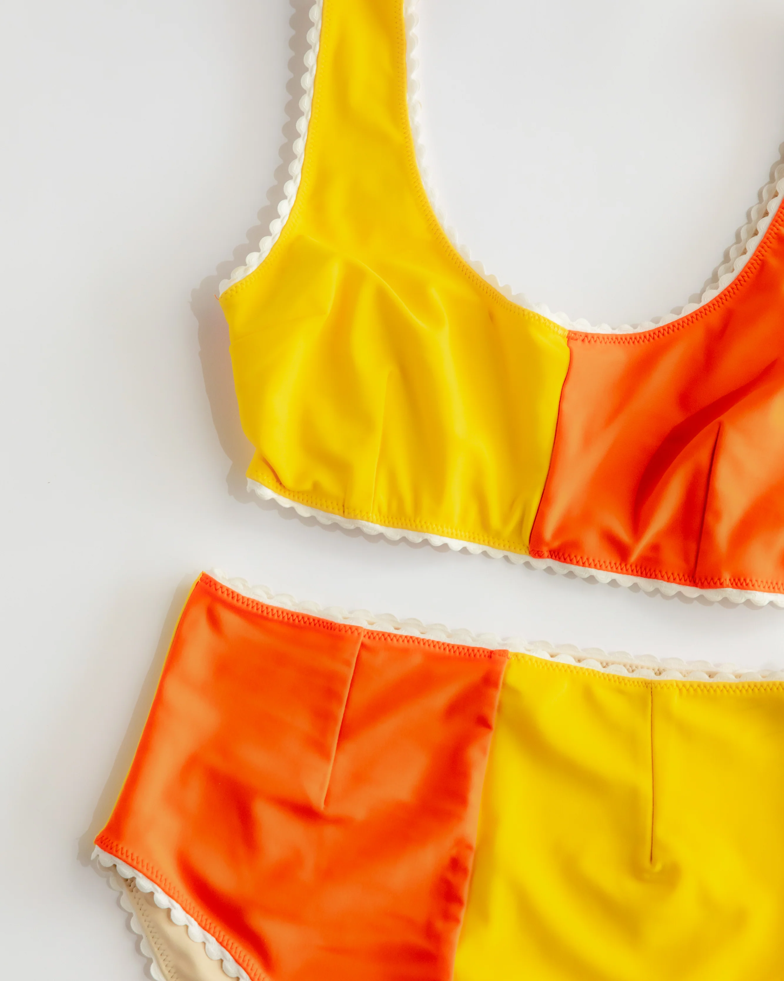Two-Tone Bikini (Yellow/Orange) - Image 8