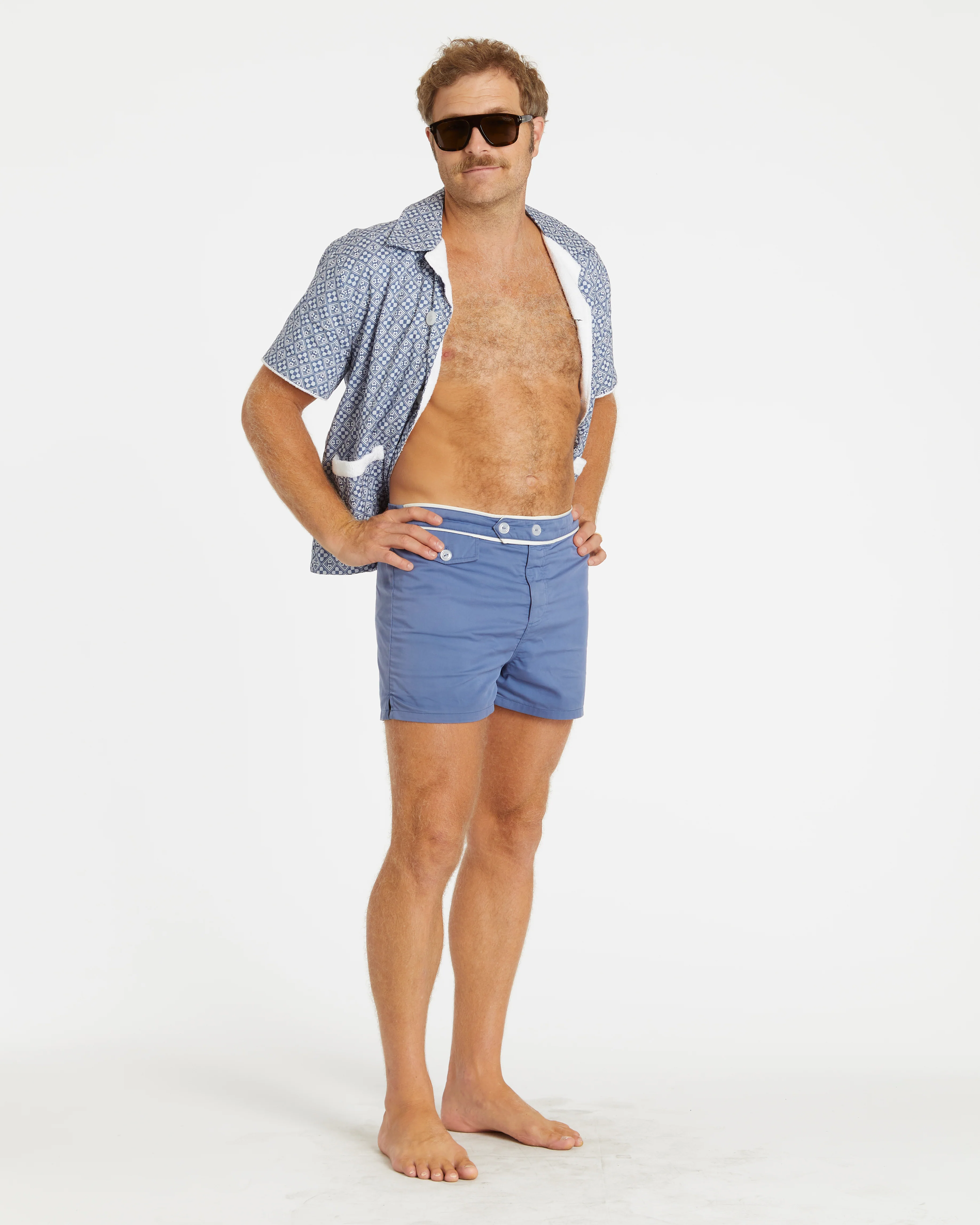 Cabana Shirt (Navy) - Image 5