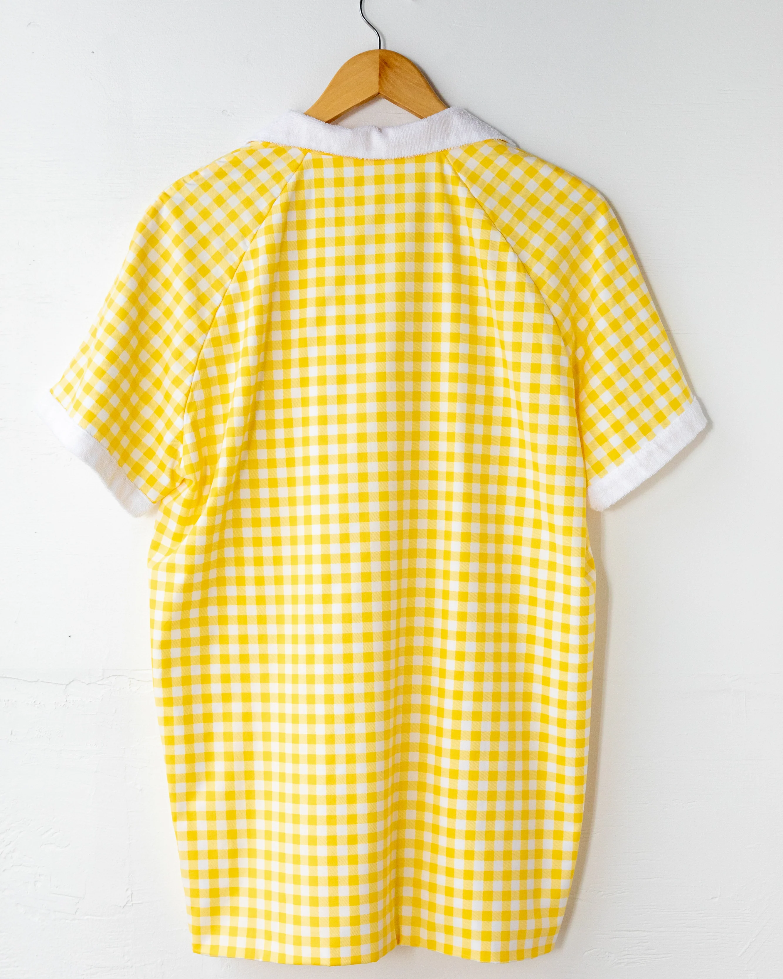 Gingham Cabana Shirt (Yellow) - Image 7