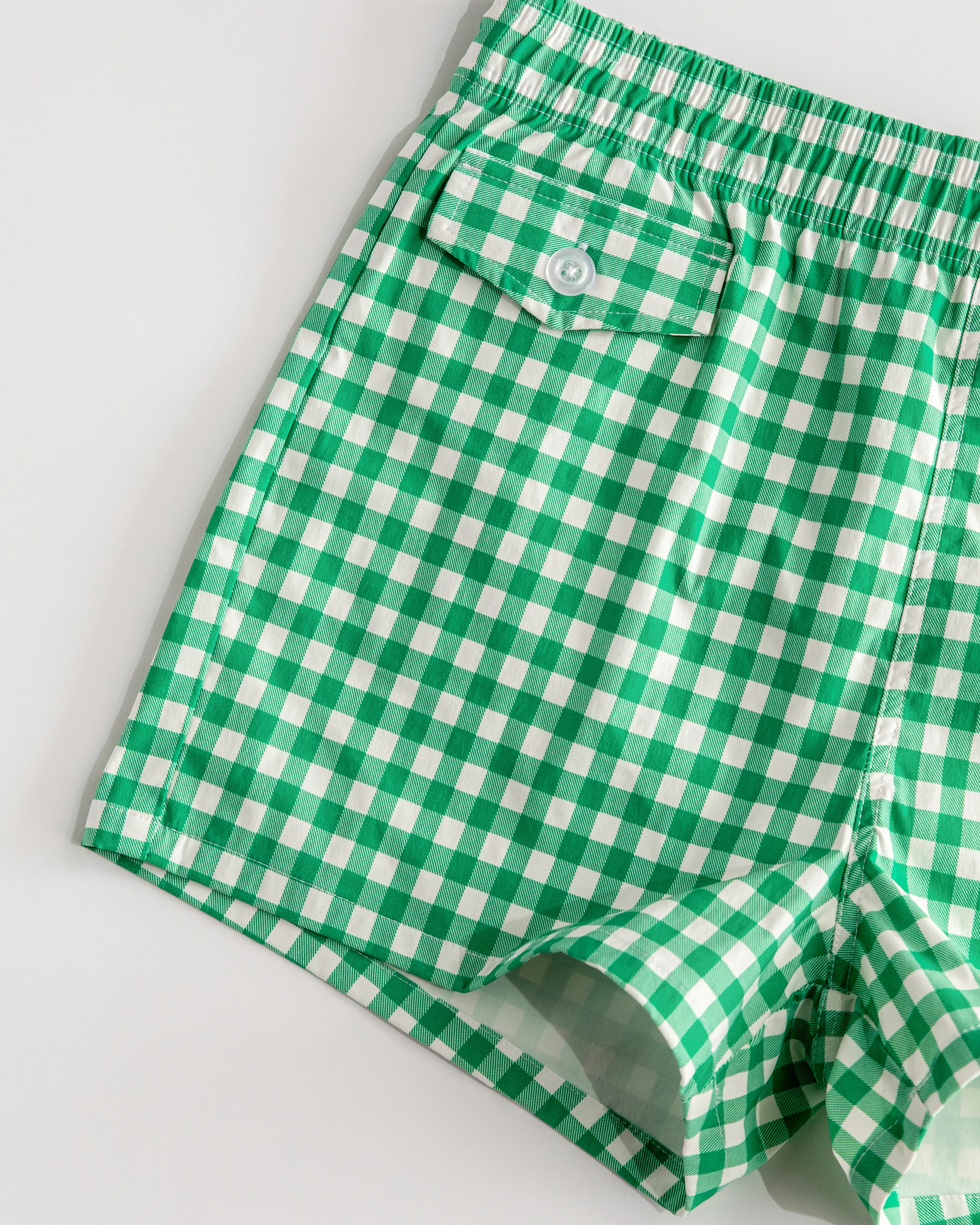 Gingham Cabana Trunk (Green) - Image 6