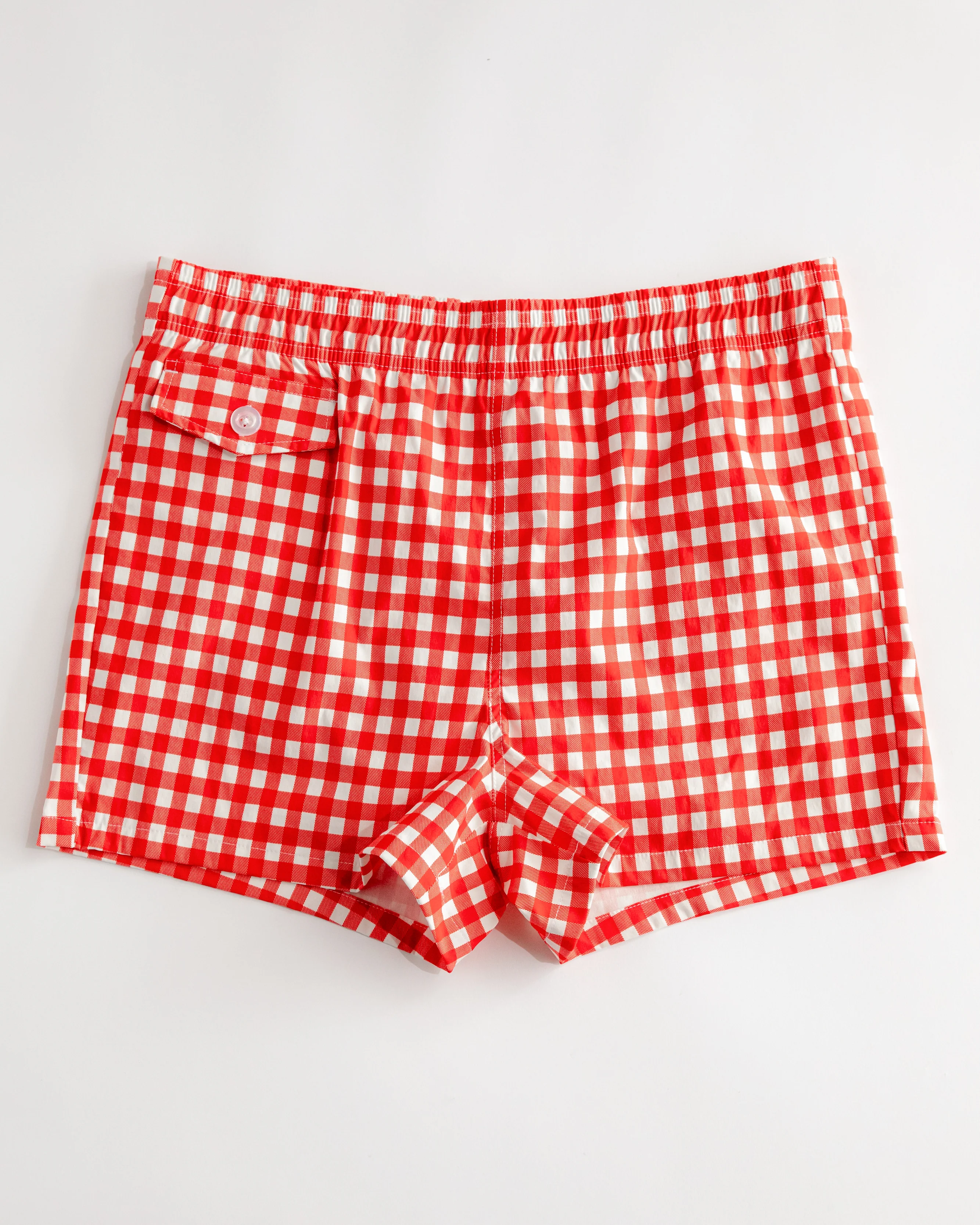 Gingham Cabana Trunk (Red) - Image 6