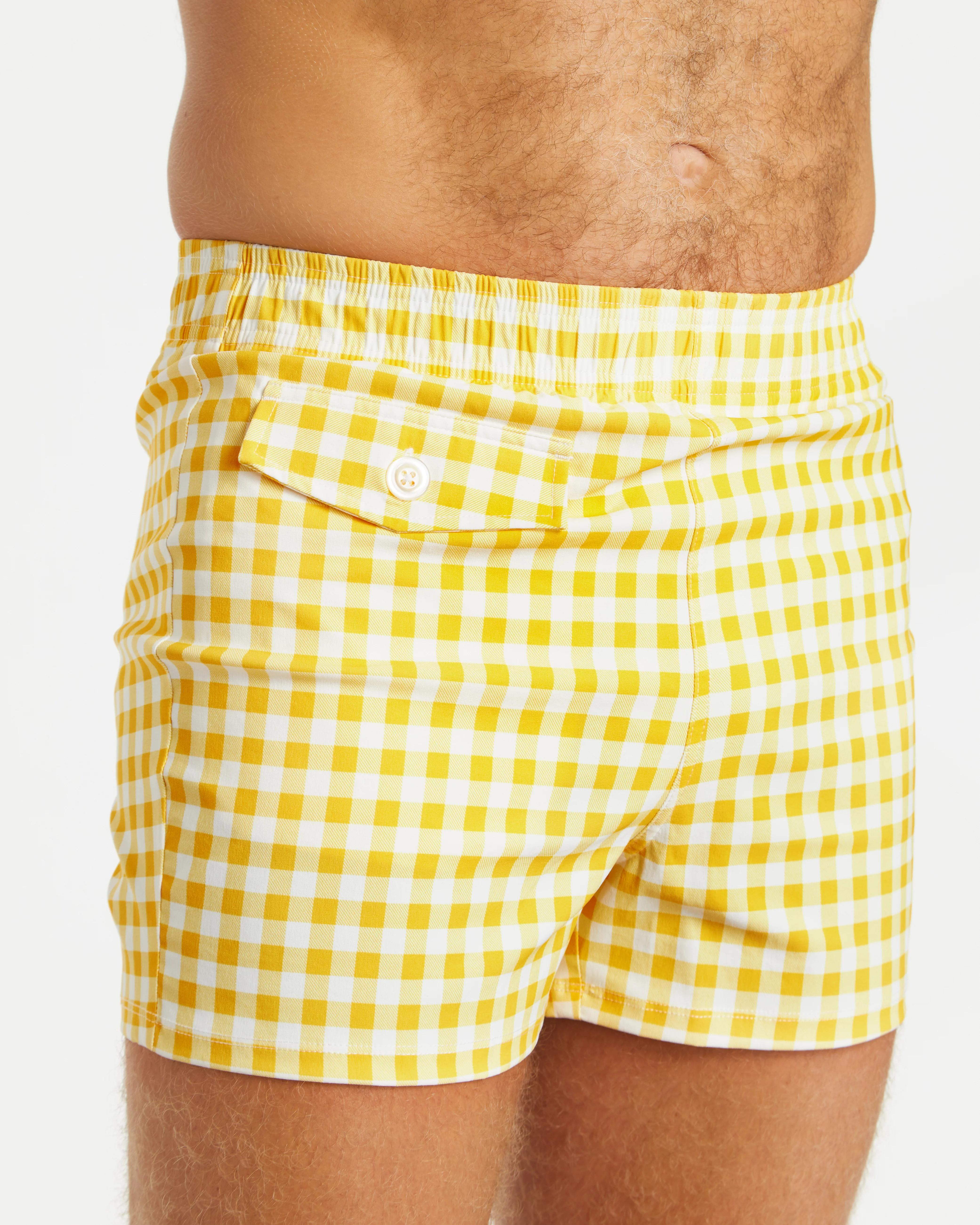 Gingham Cabana Trunk (Yellow) - Image 3