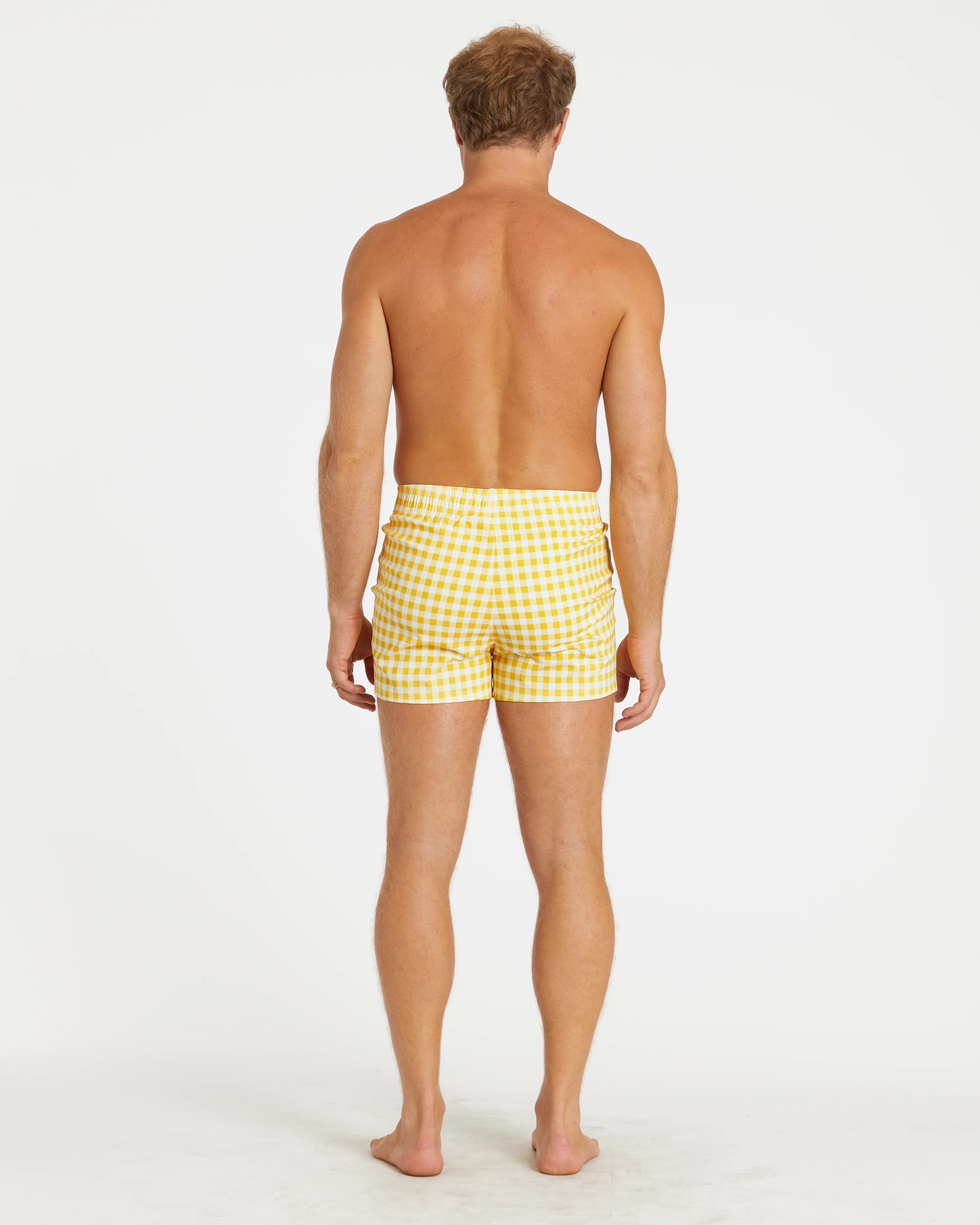 Gingham Cabana Trunk (Yellow) - Image 4