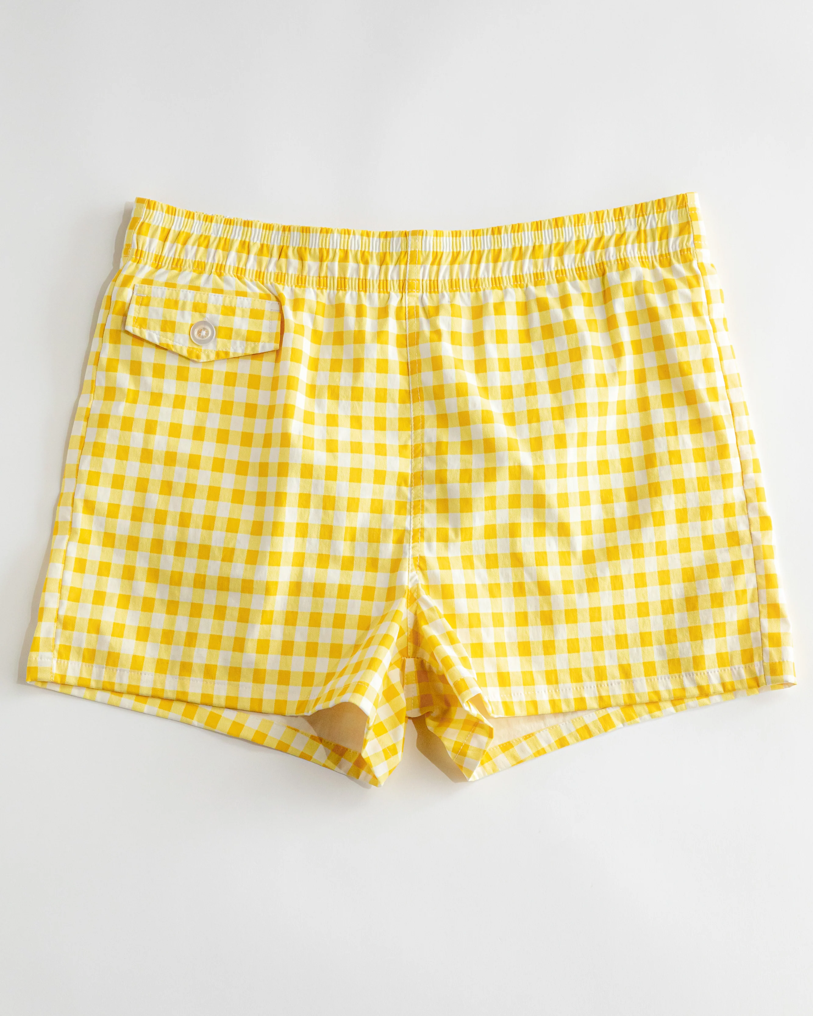 Gingham Cabana Trunk (Yellow) - Image 7