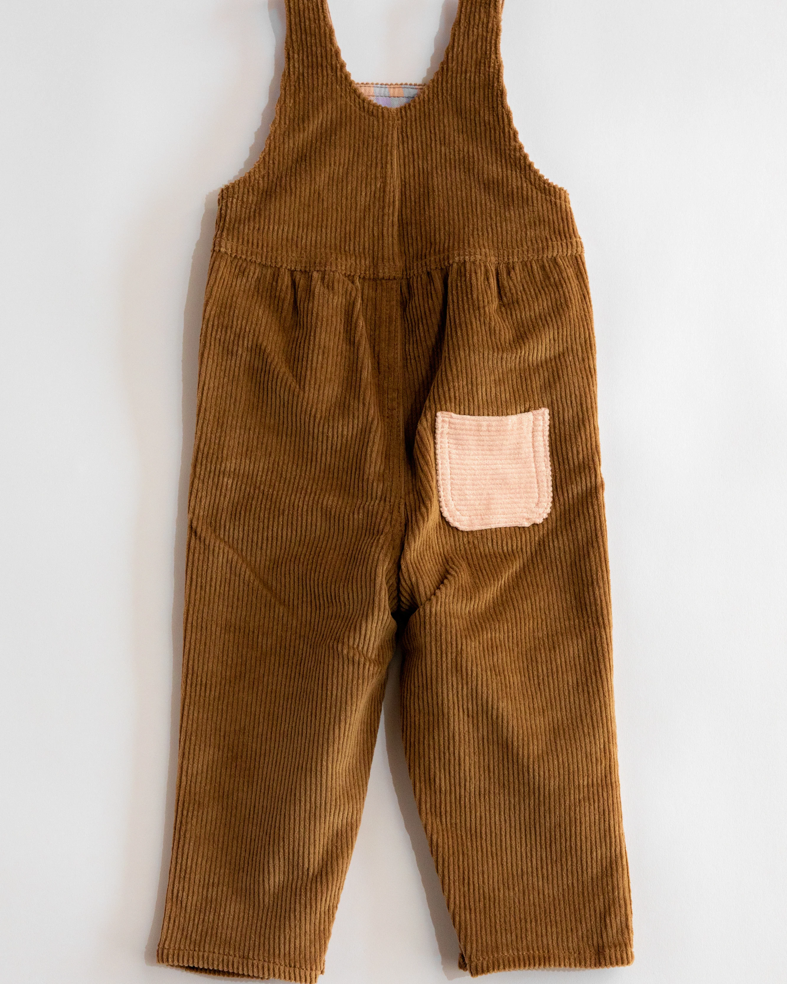 Kid's Overall (Brown/Powder Pink) - Image 5