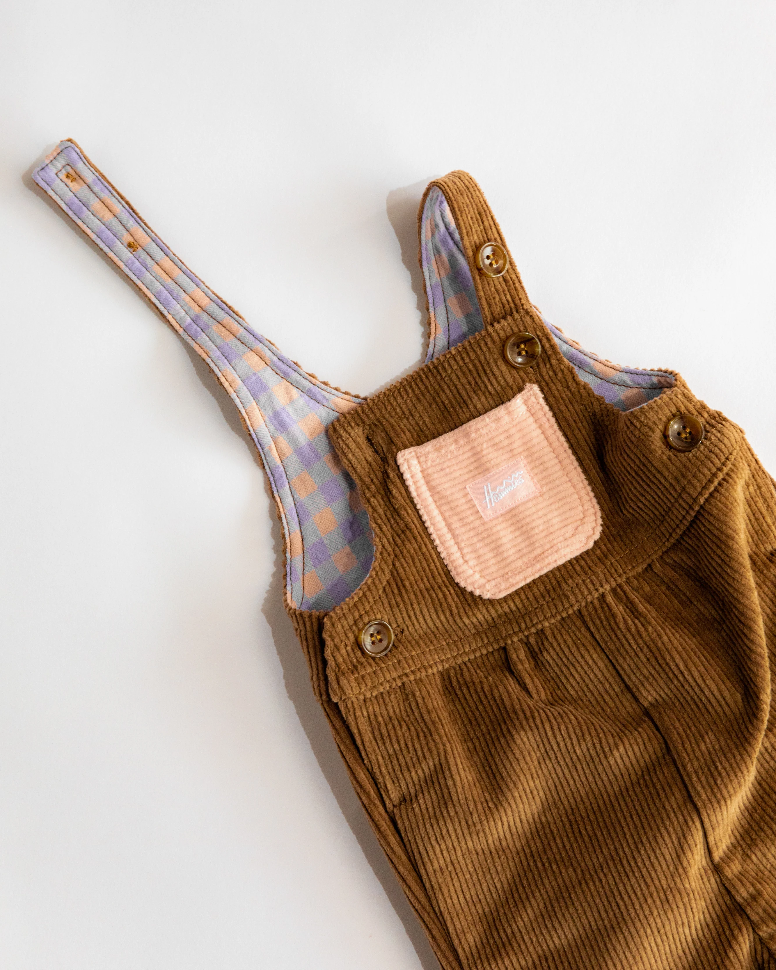 Kid's Overall (Brown/Powder Pink) - Image 6