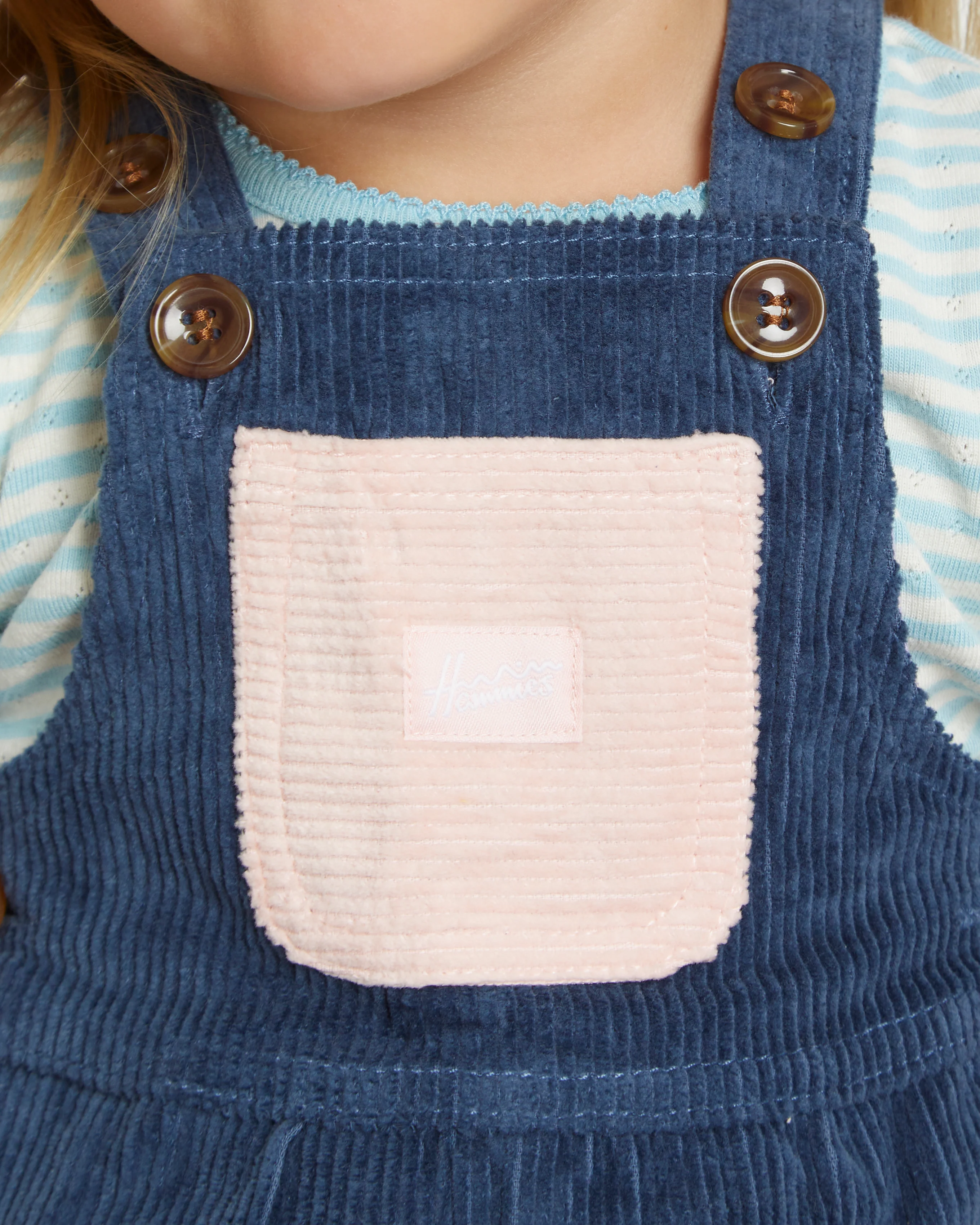 Kid's Overall (Navy/Powder Pink) - Image 5