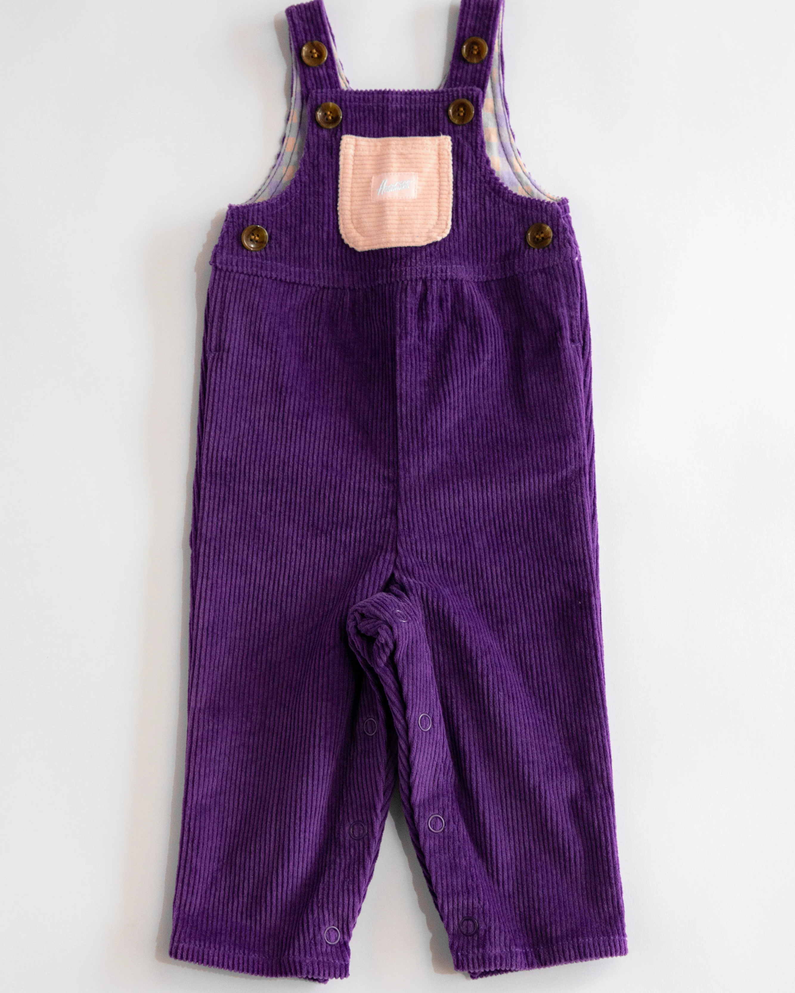 Kid's Overall (Plum/Powder Pink) - Image 6