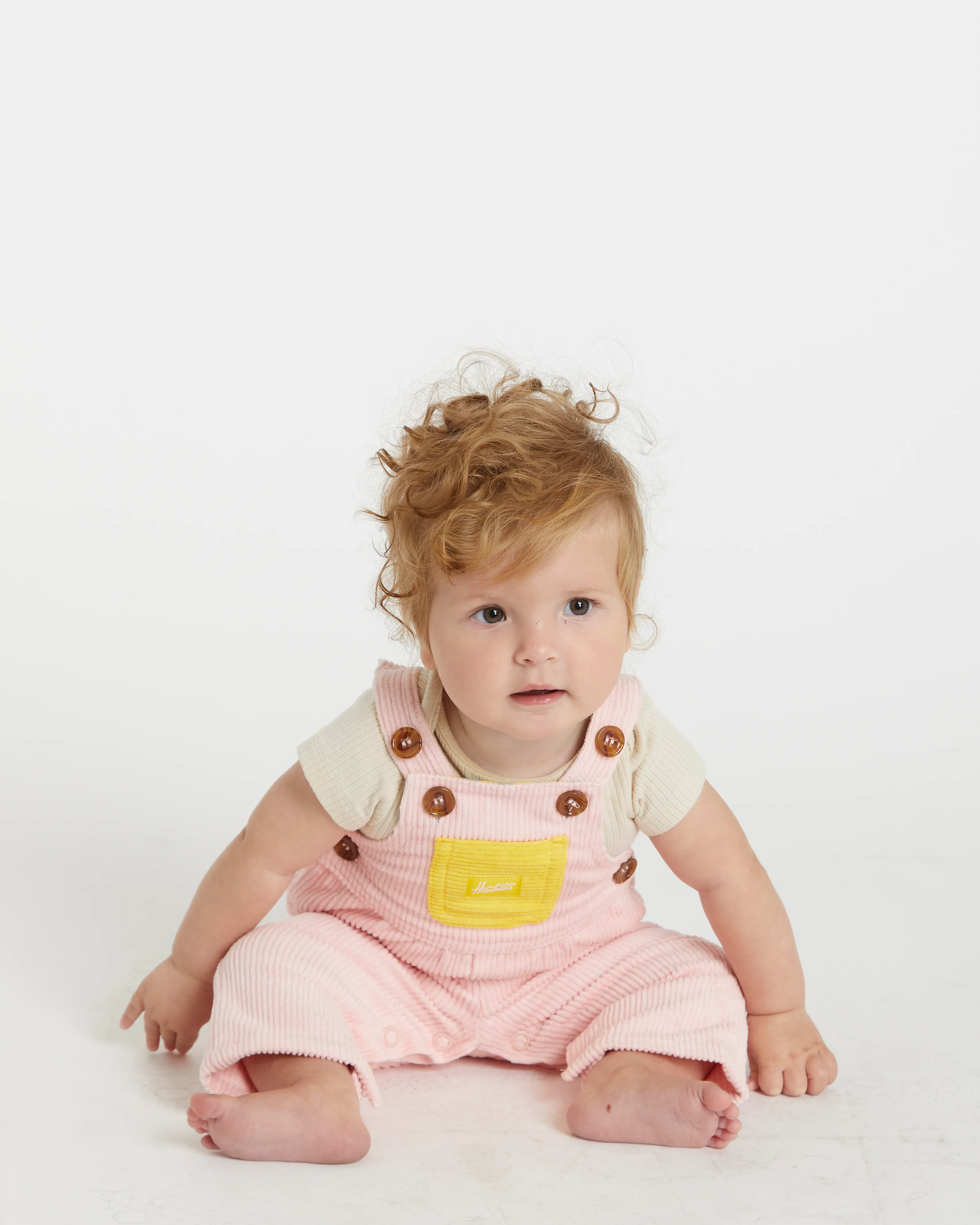 Kid's Overall (Powder Pink/Yellow) - Image 4