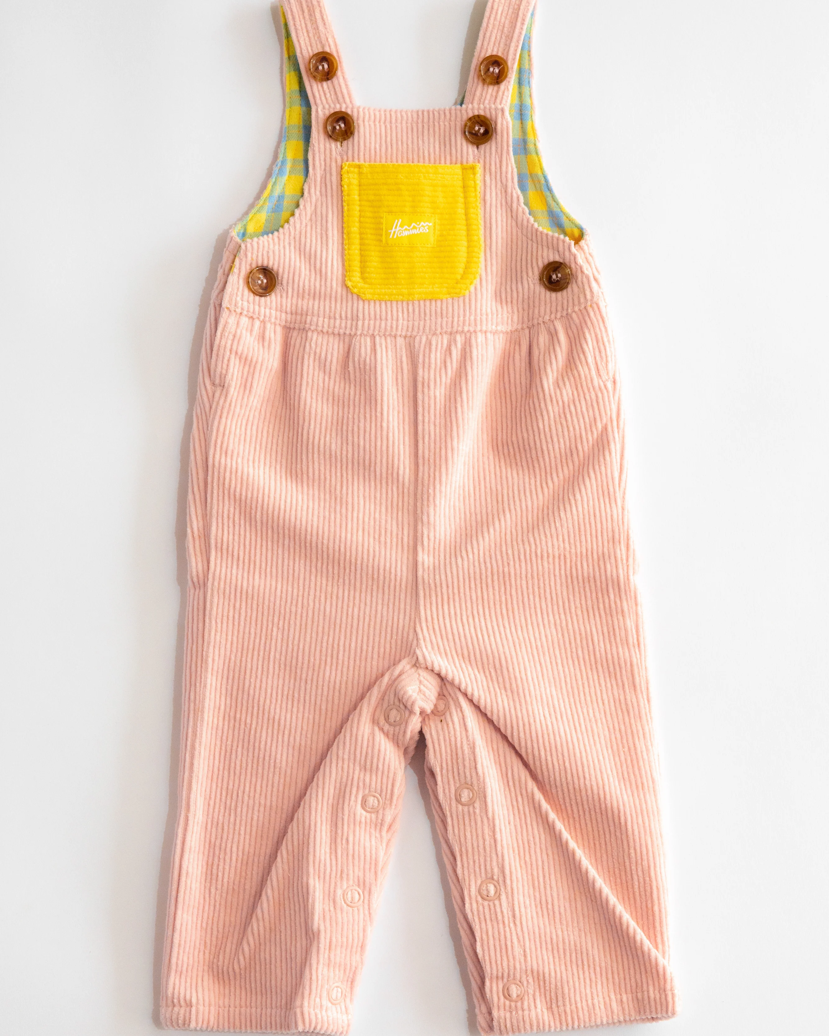 Kid's Overall (Powder Pink/Yellow) - Image 5