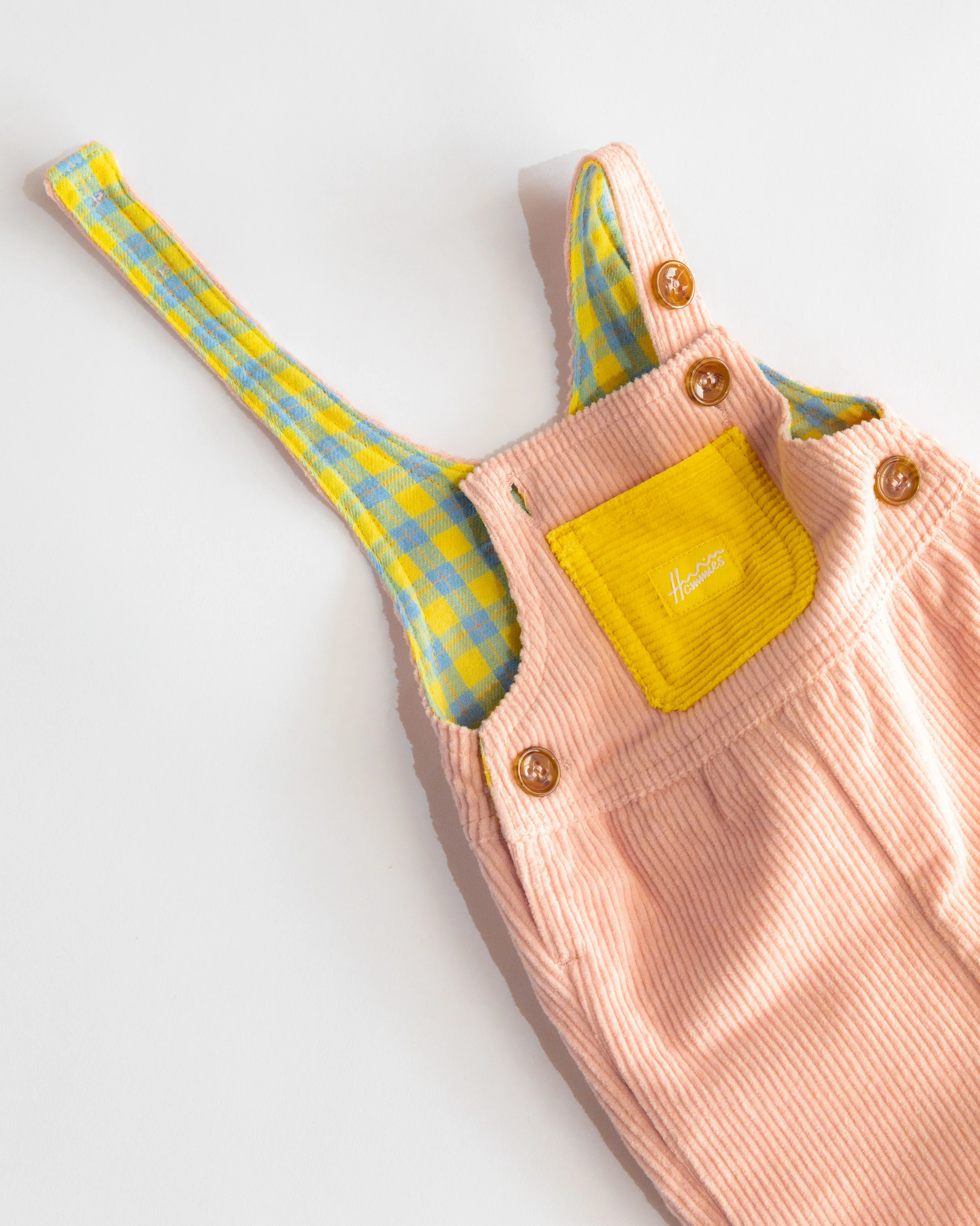 Kid's Overall (Powder Pink/Yellow) - Image 6