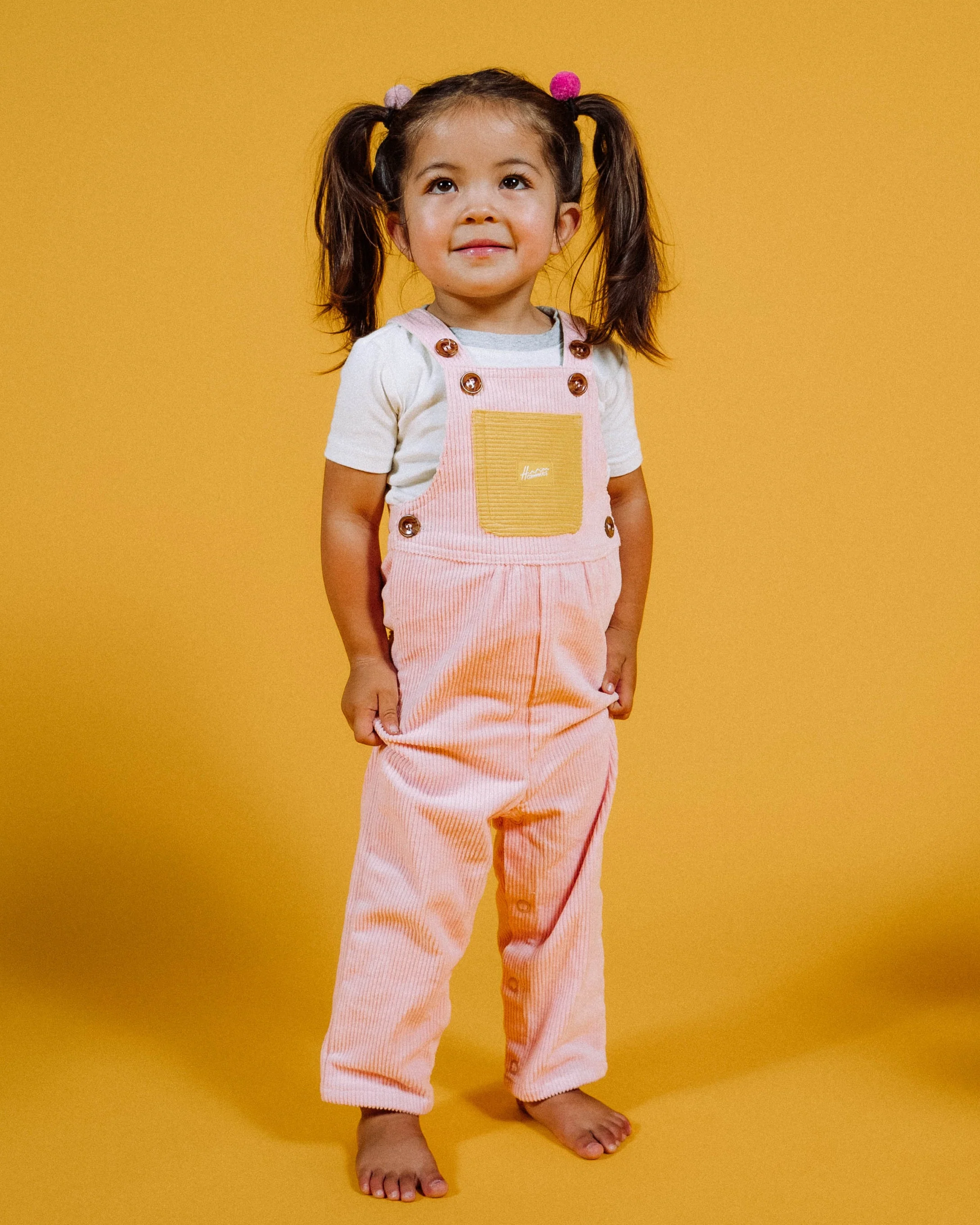 Kid's Overall (Powder Pink/Yellow) - Image 8