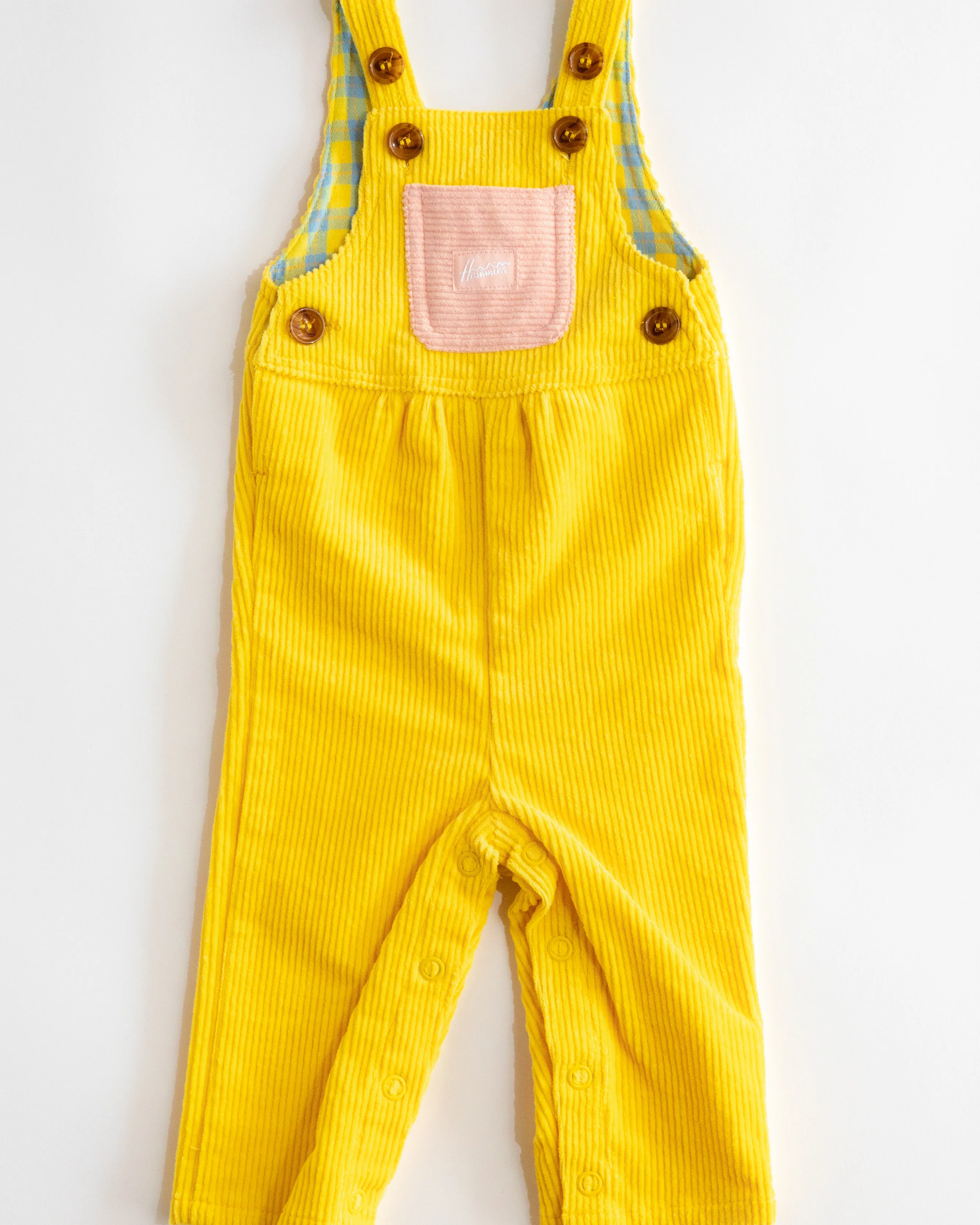 Kid's Overall (Yellow/Powder Pink) - Image 4