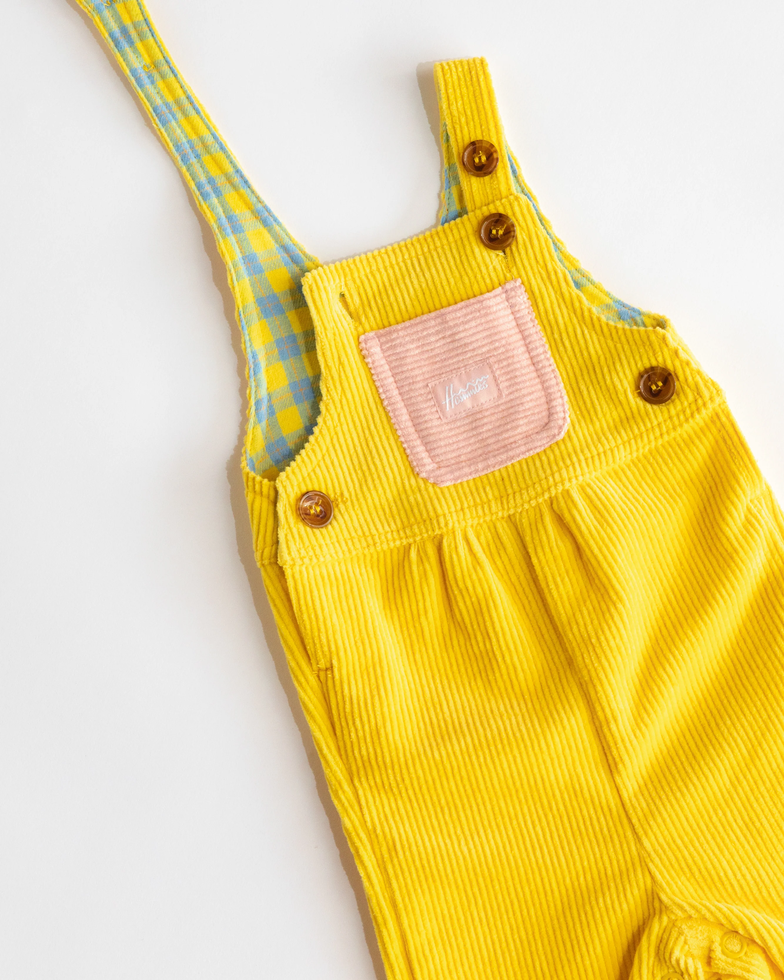 Kid's Overall (Yellow/Powder Pink) - Image 5