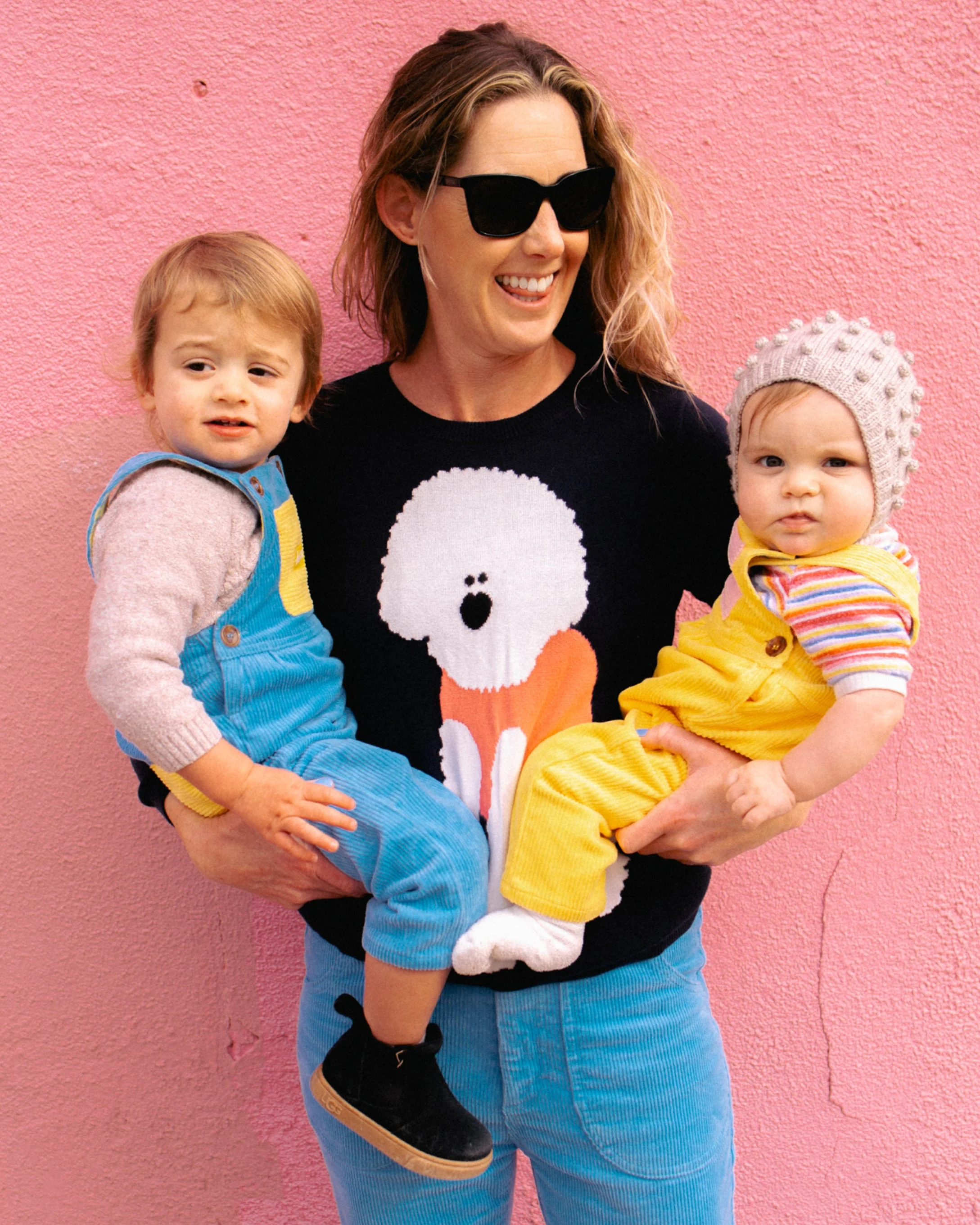 Kid's Overall (Yellow/Powder Pink) - Image 9