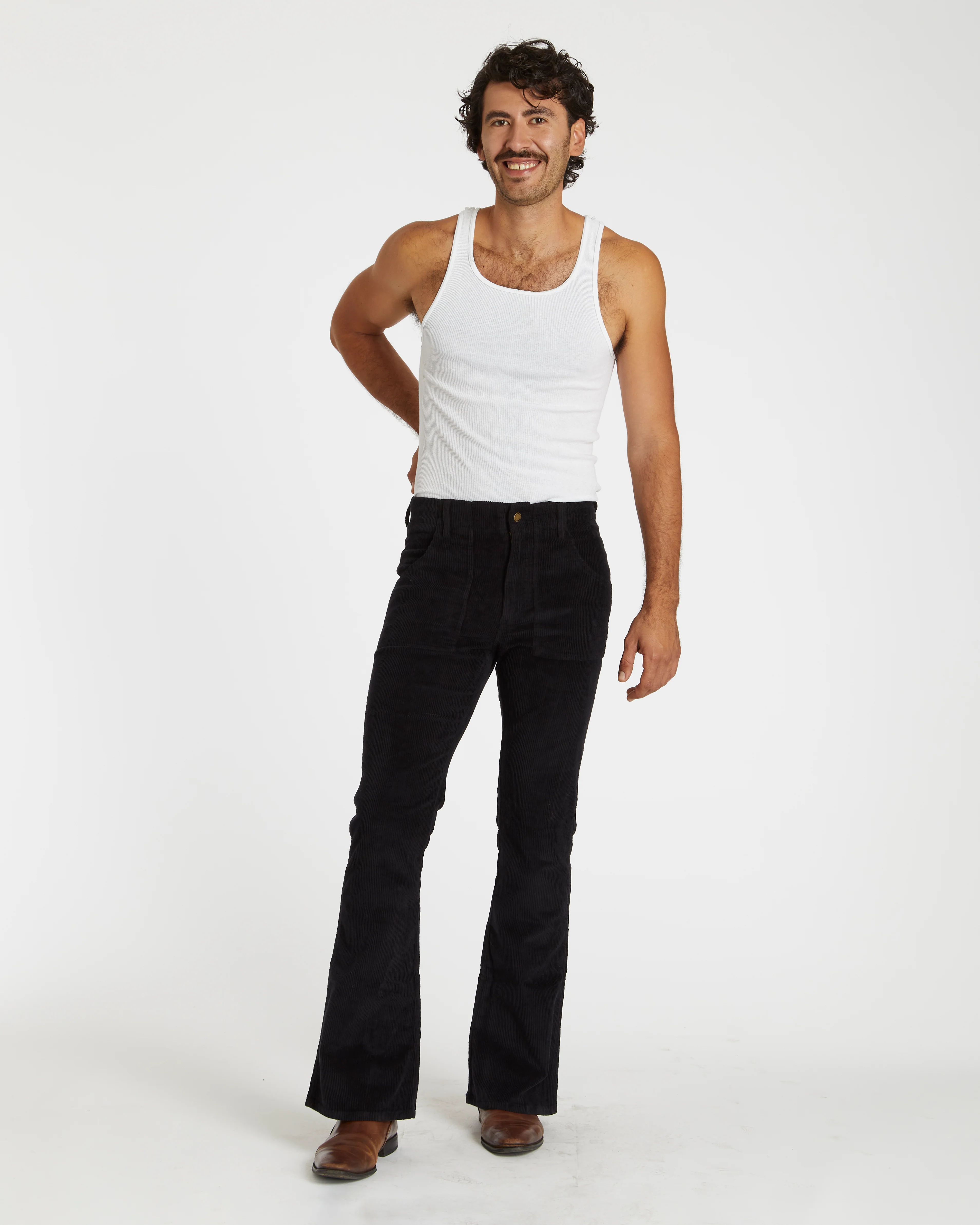 Men's Bell Bottom (Black) - Image 4