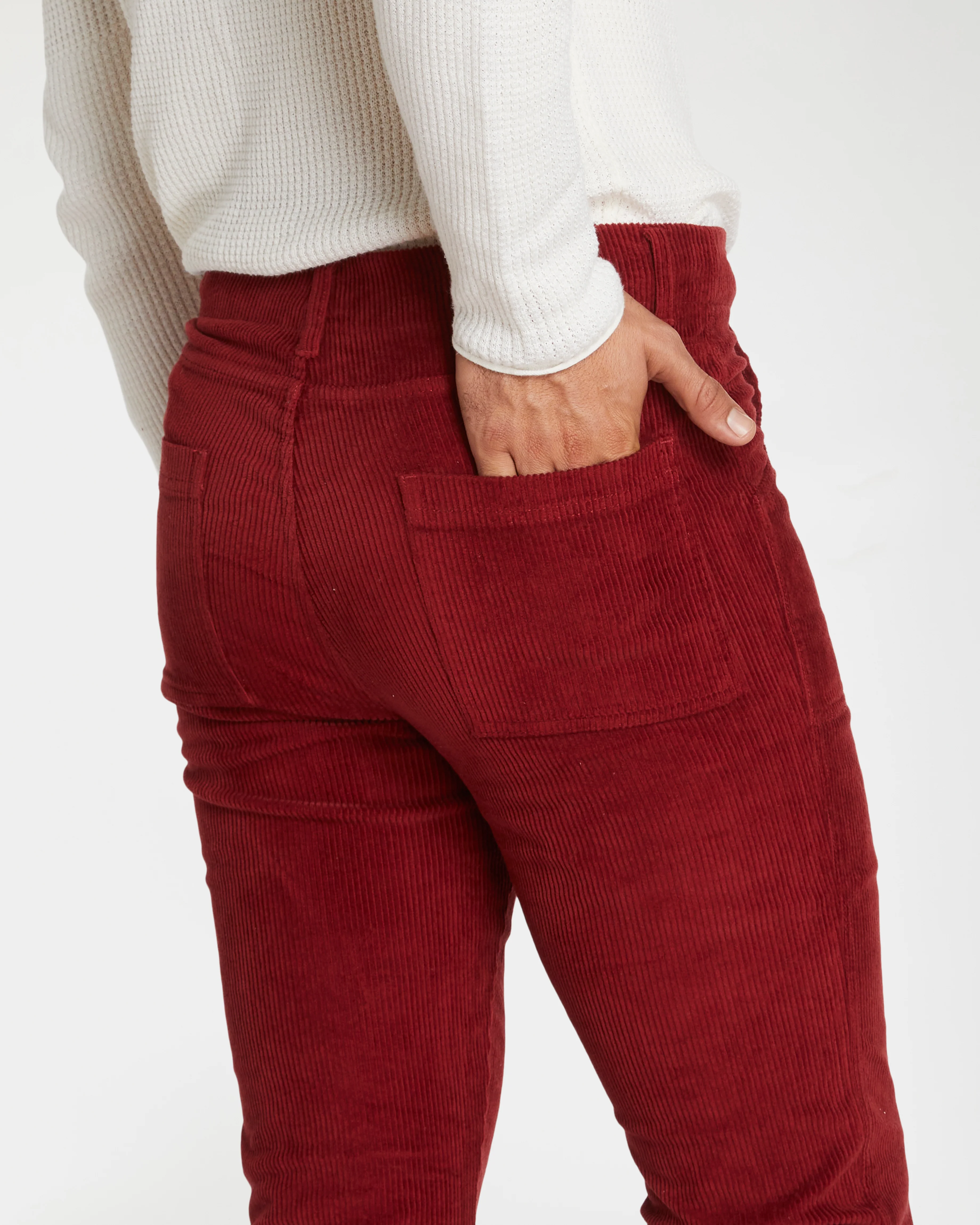 Men's Bell Bottom (Burgundy) - Image 4