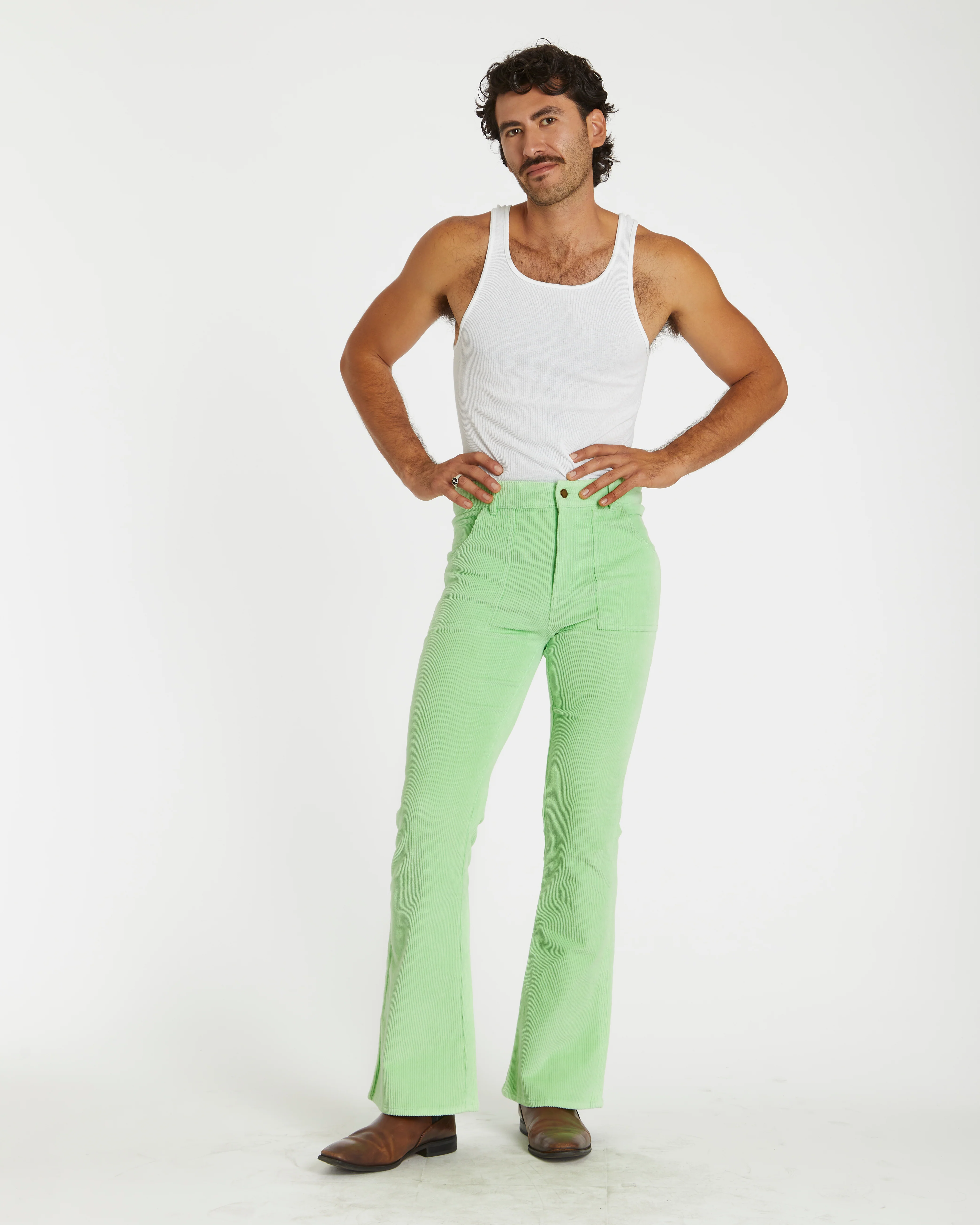 Men's Bell Bottom (Honeydew) - Image 2