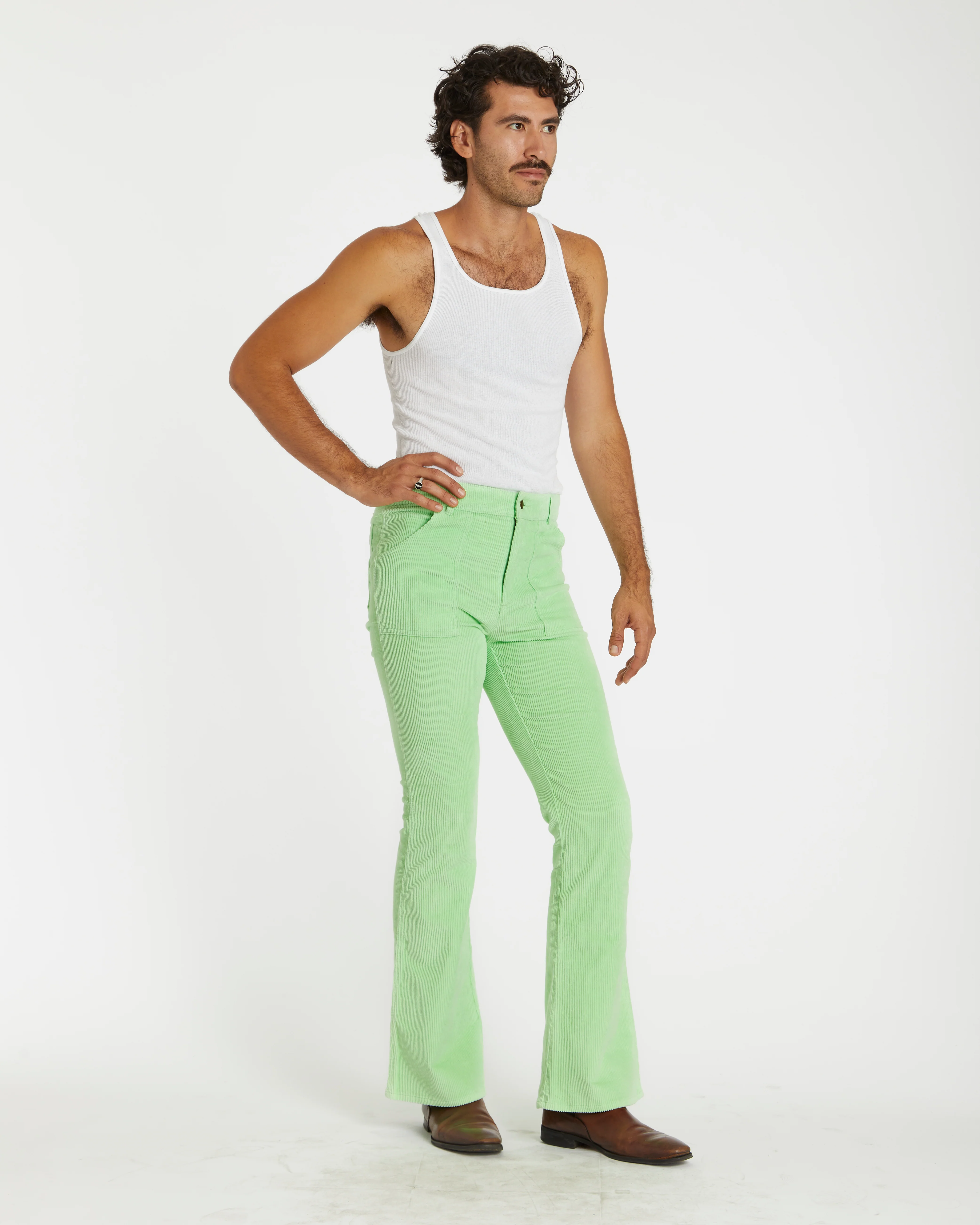 Men's Bell Bottom (Honeydew) - Image 3