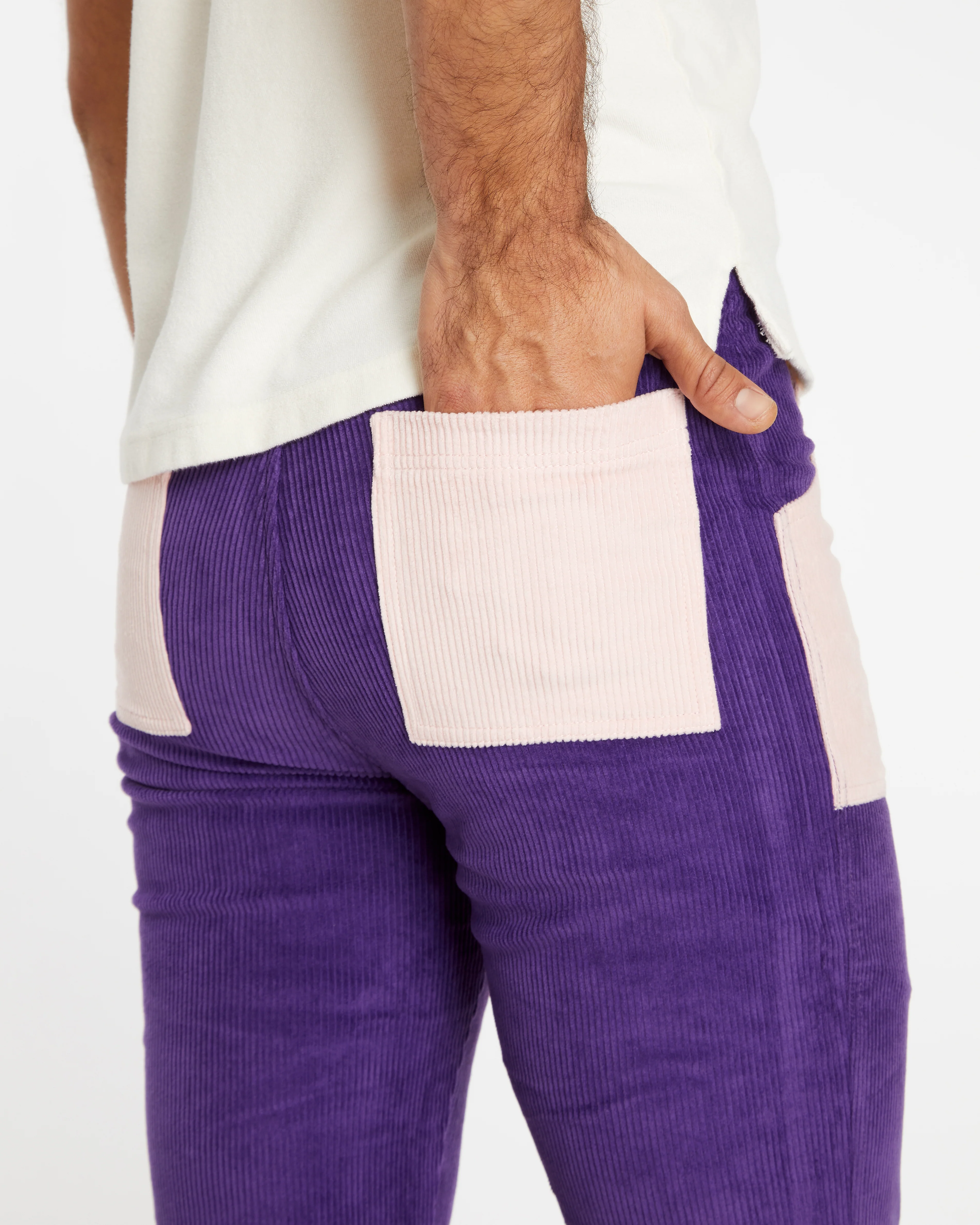Men's Bell Bottom (Plum/Powder Pink) - Image 2