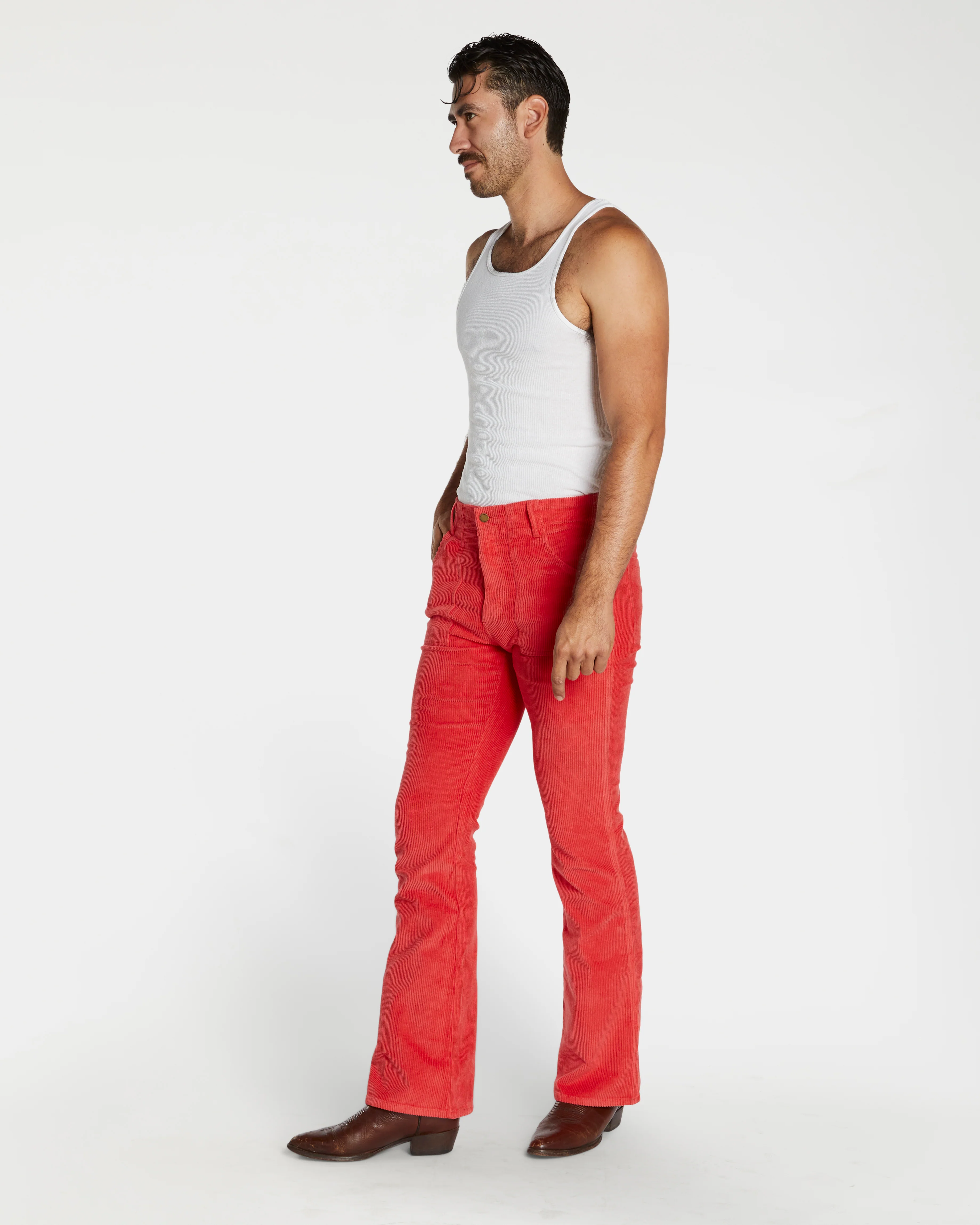 Men's Bell Bottom (Red) - Image 11