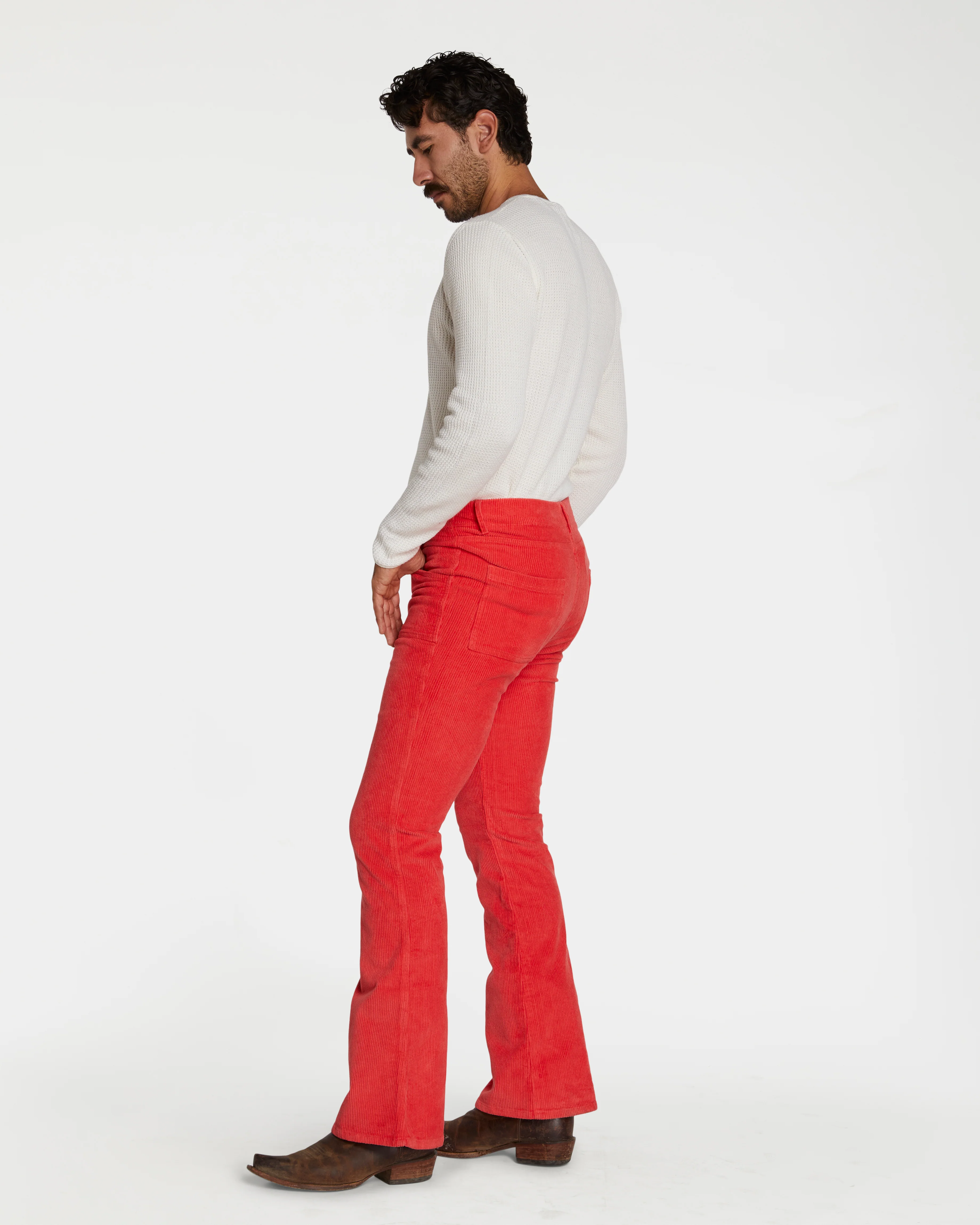 Men's Bell Bottom (Red) - Image 3