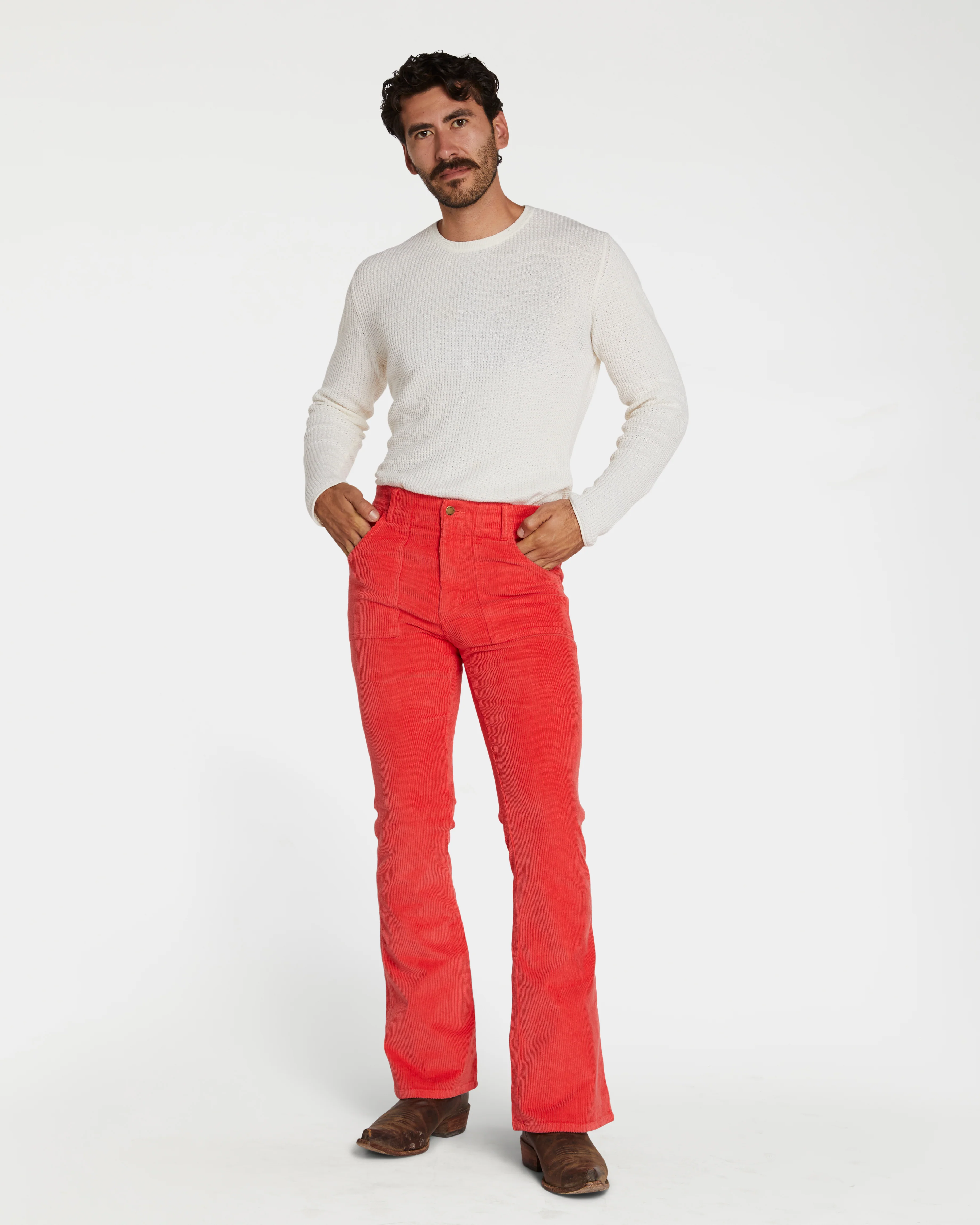 Men's Bell Bottom (Red) - Image 6