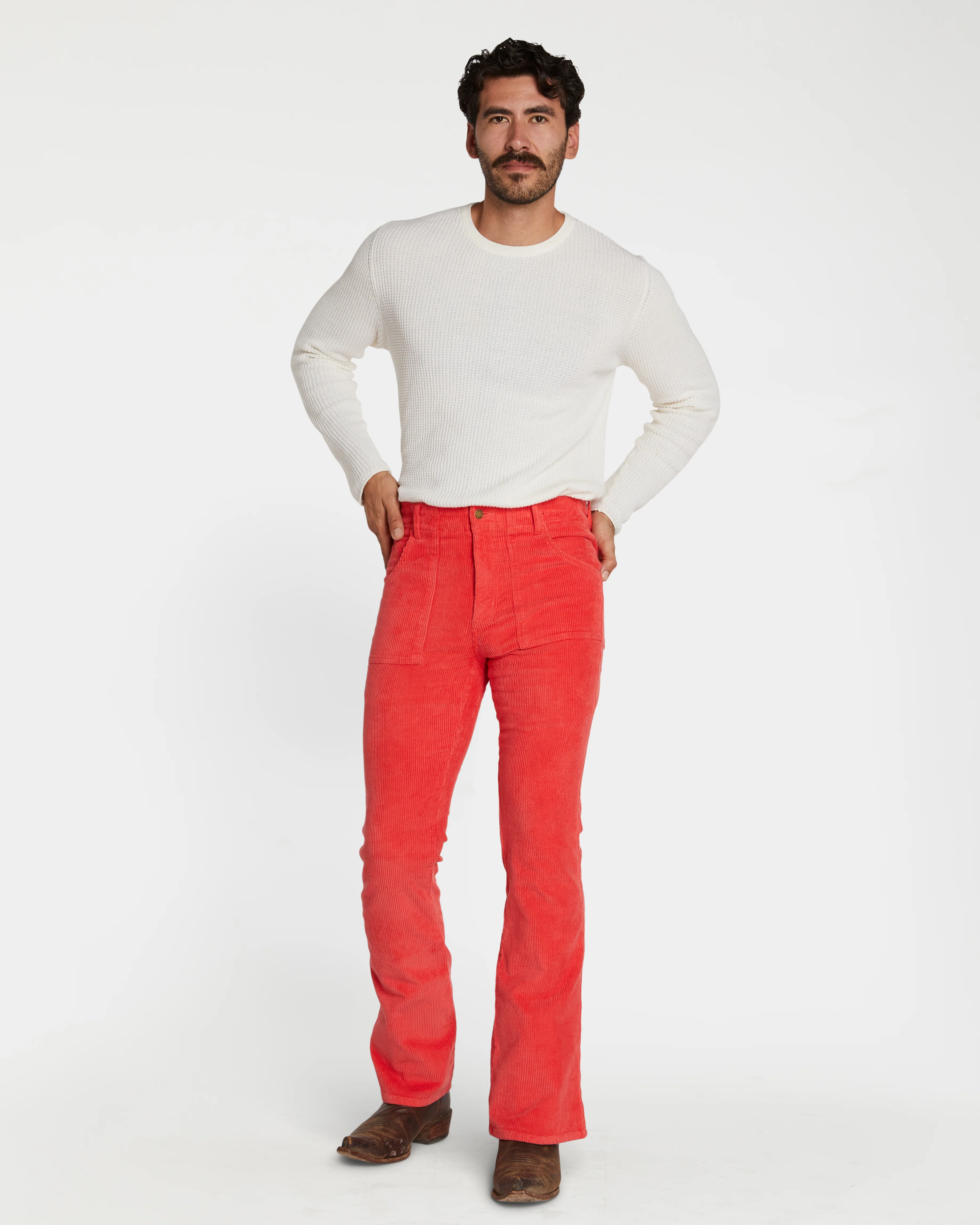 Men's Bell Bottom (Red) - Image 7