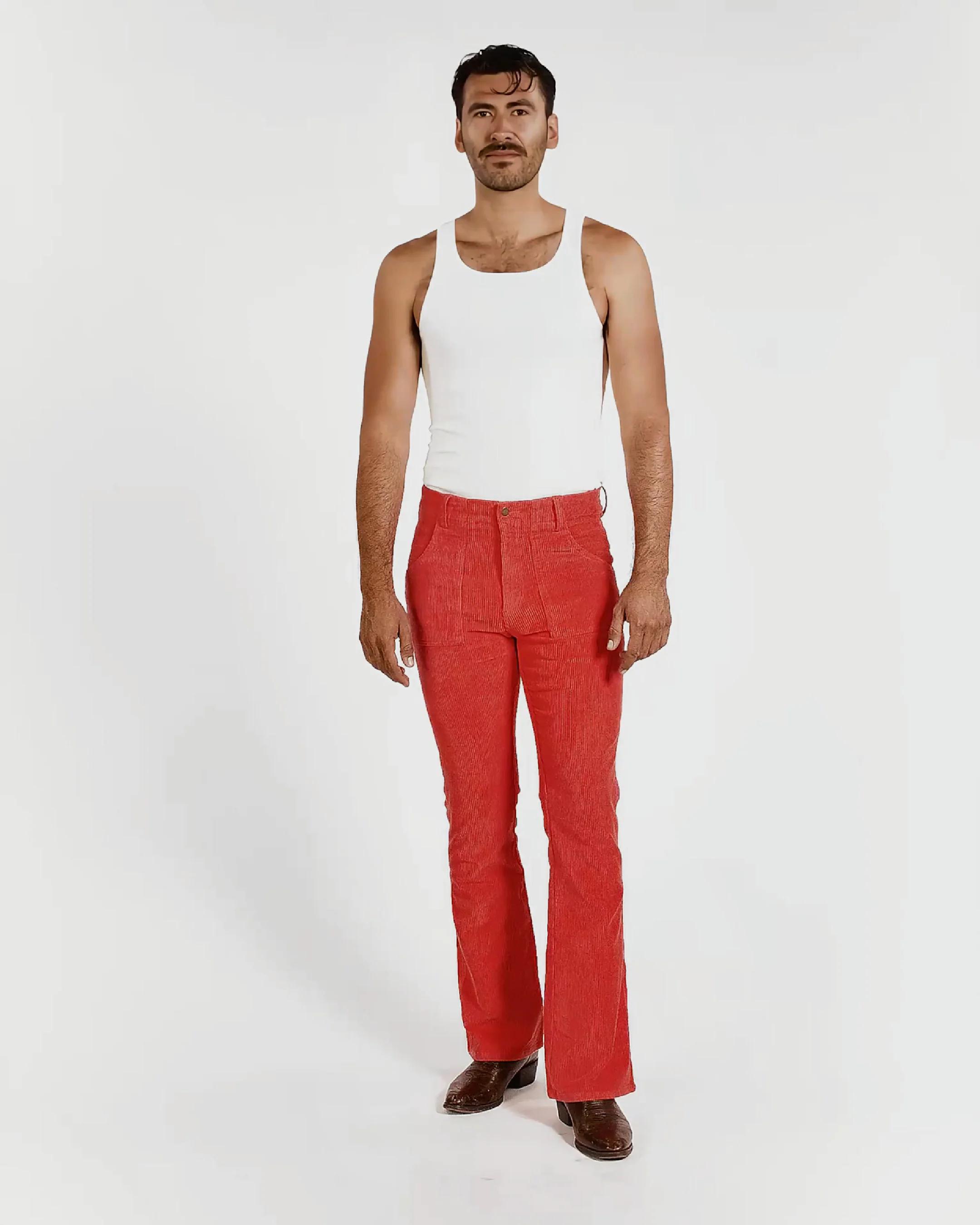 Men's Bell Bottom (Red) - Image 8