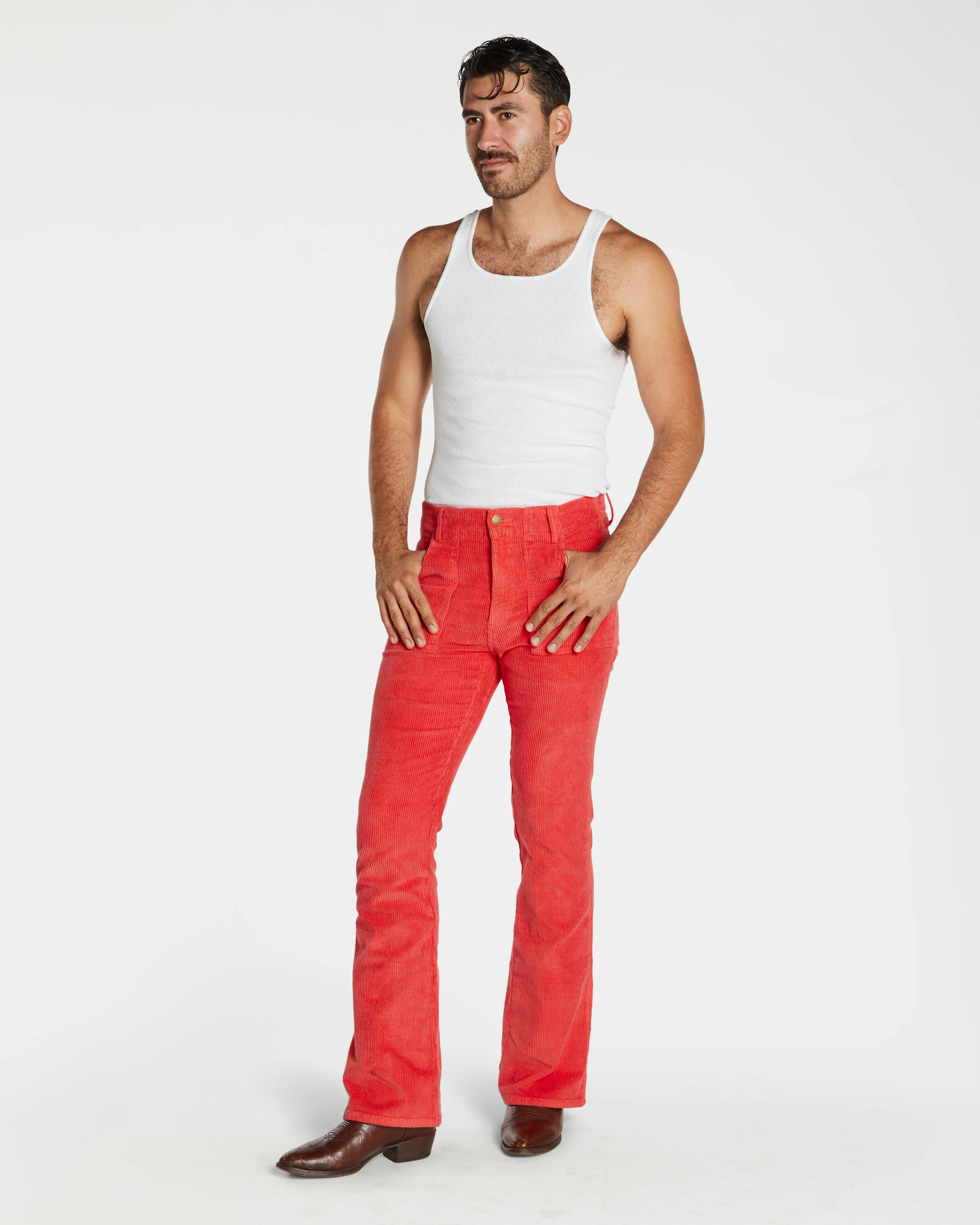 Men's Bell Bottom (Red) - Image 9