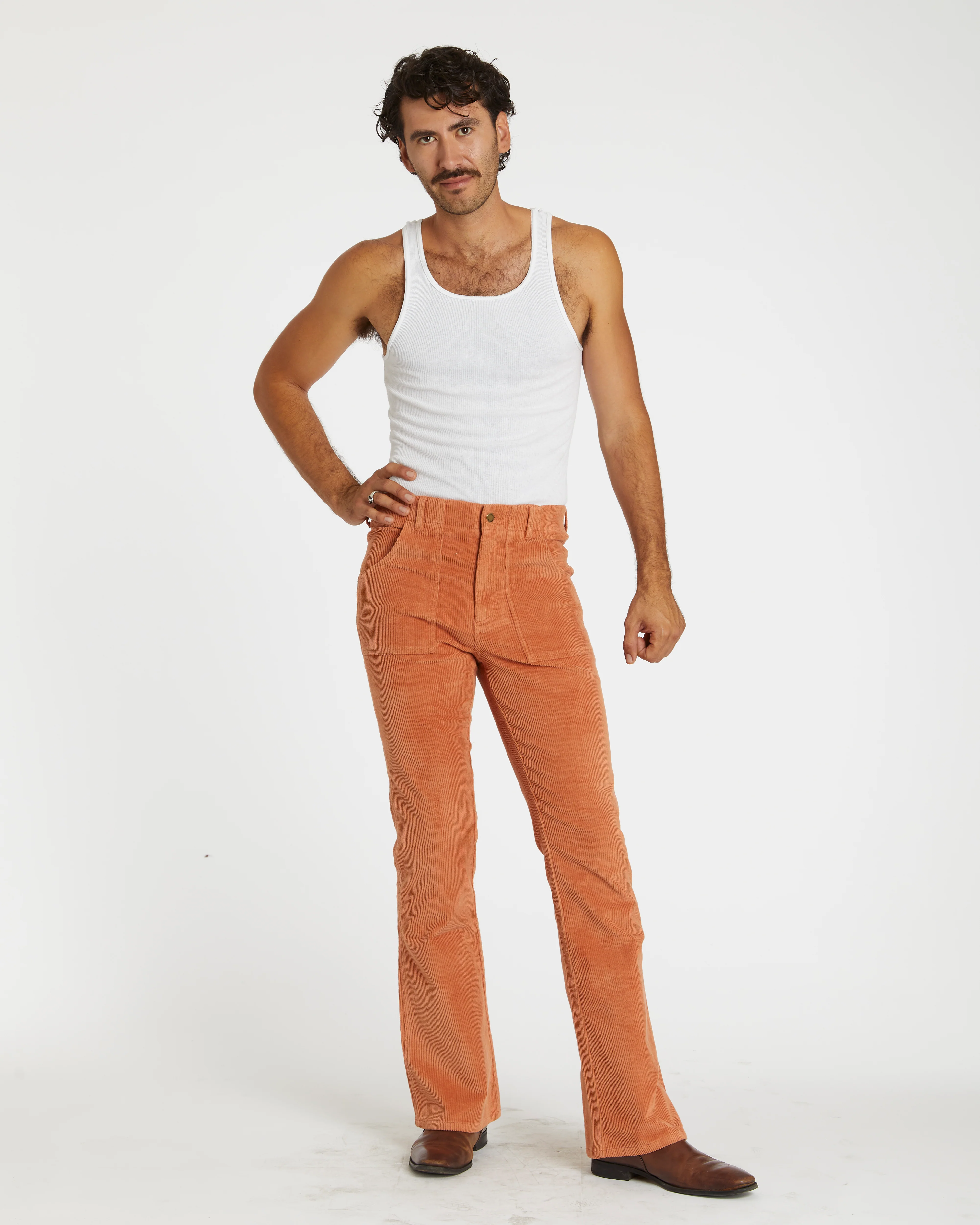 Men's Bell Bottom (Rust) - Image 2