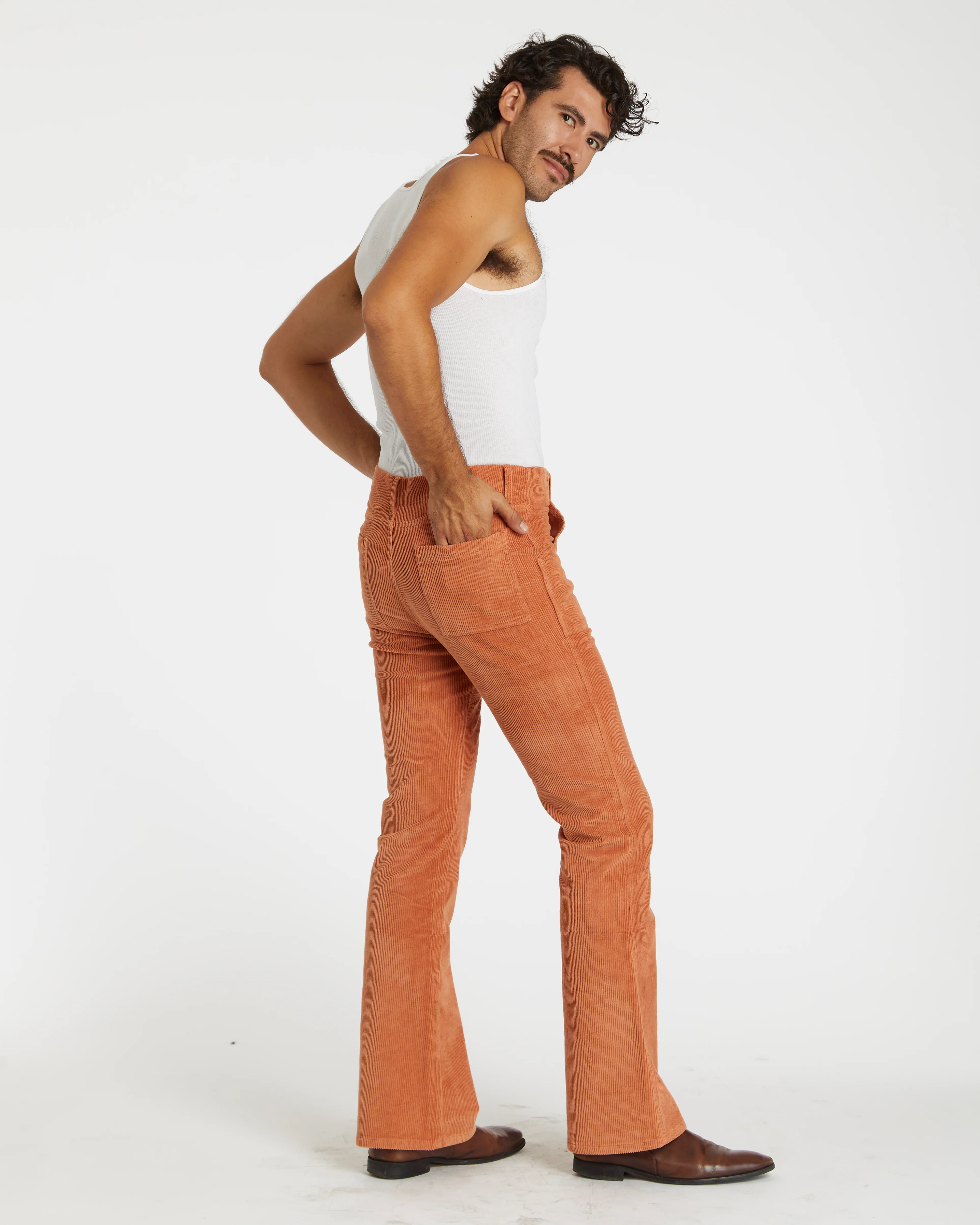 Men's Bell Bottom (Rust) - Image 3