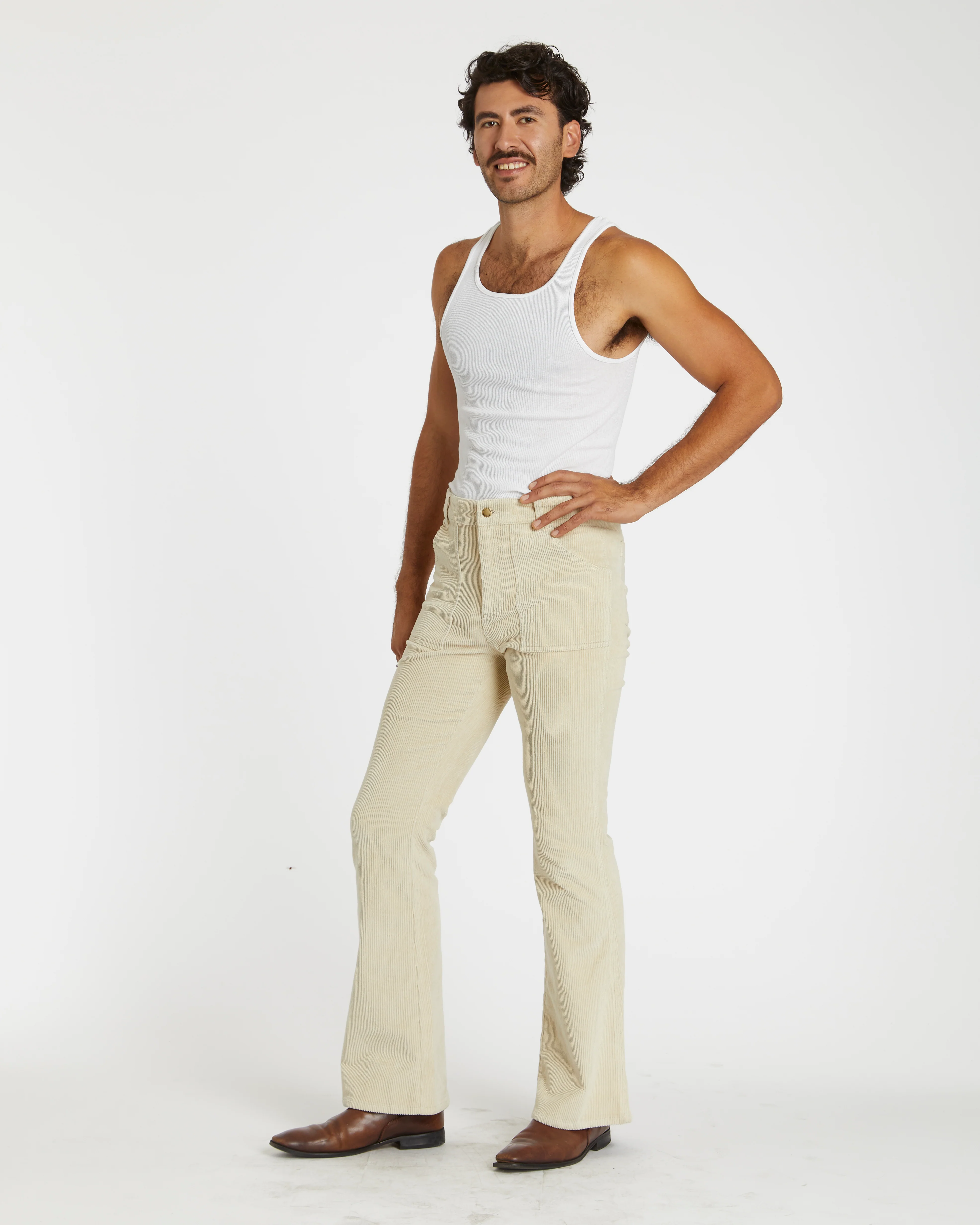 Men's Bell Bottom (Sand) - Image 3