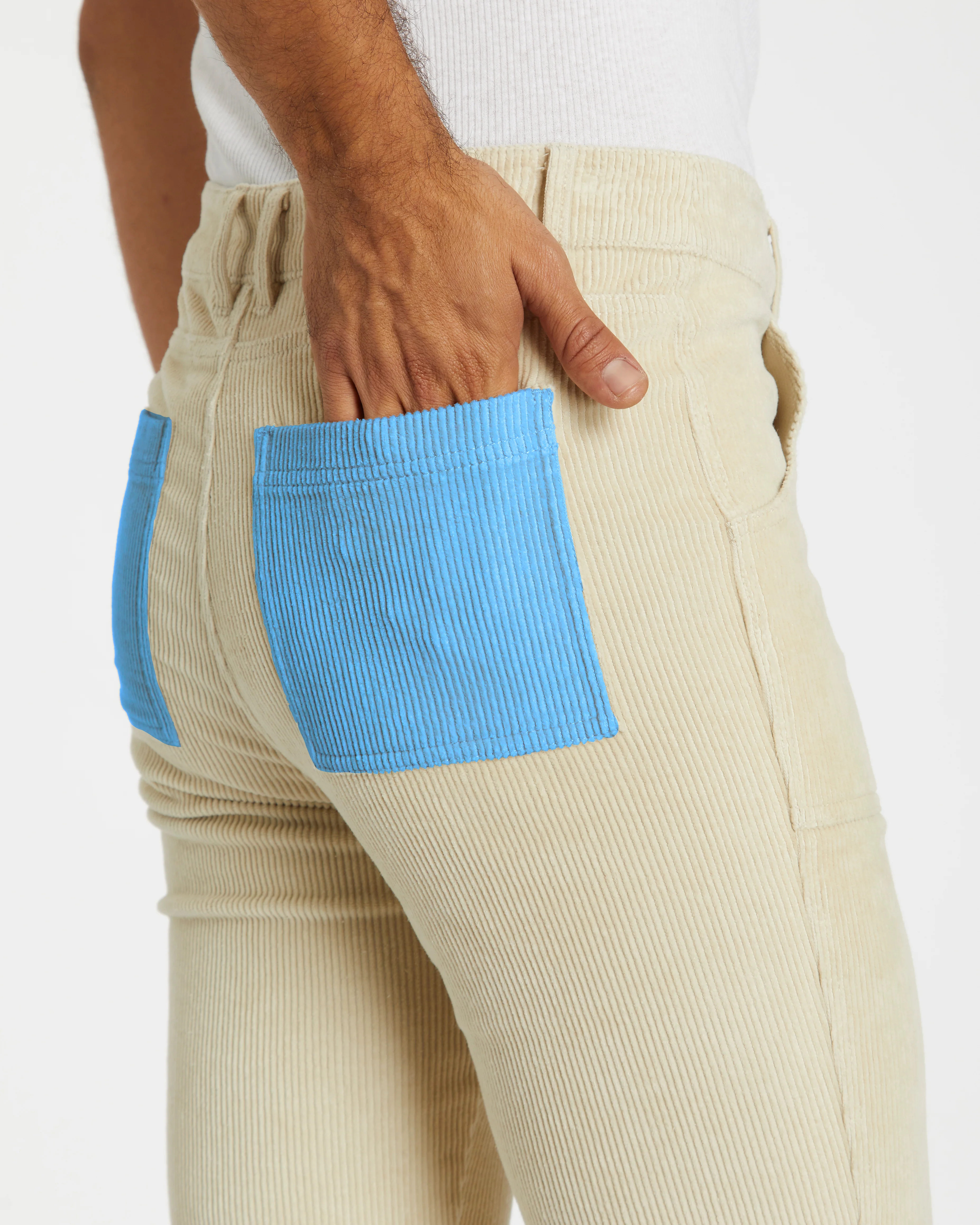 Men's Bell Bottom (Sand/Blue Poppy) - Image 2